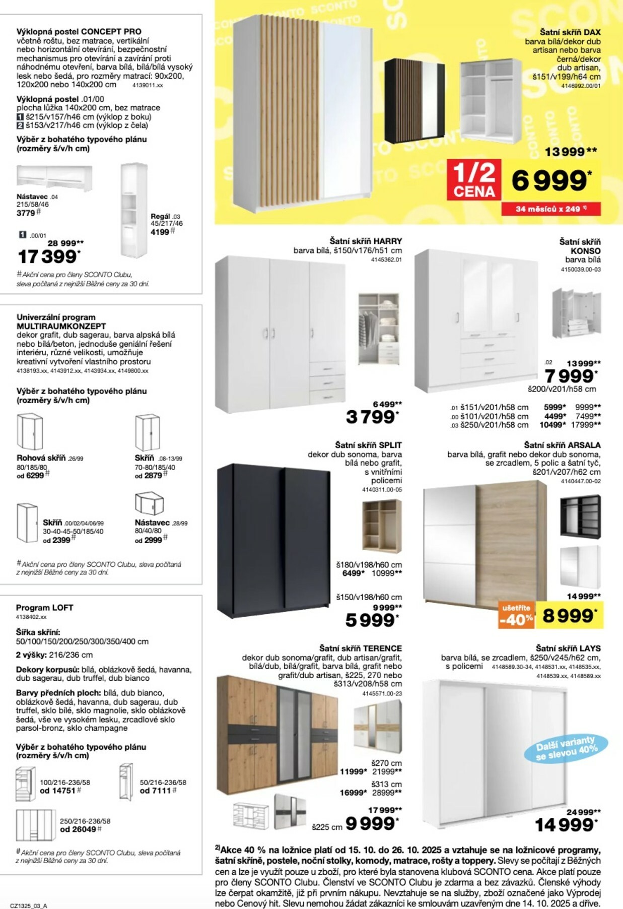 sconto-nabytek - Aktuální leták SCONTO Nábytek od 15.10. do 04.11. - page: 3