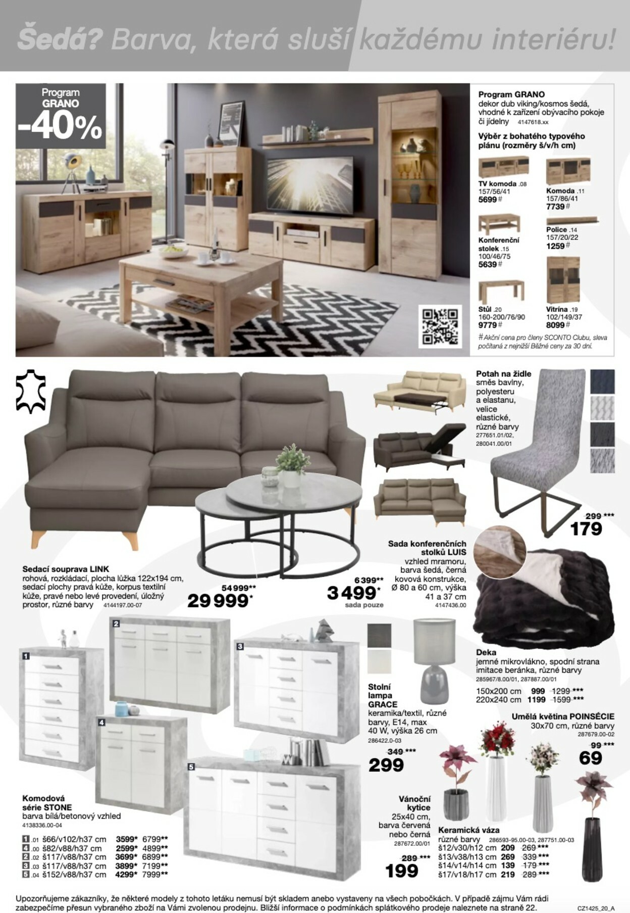 sconto-nabytek - Aktuální leták SCONTO Nábytek od 05.11. do 25.11. - page: 20