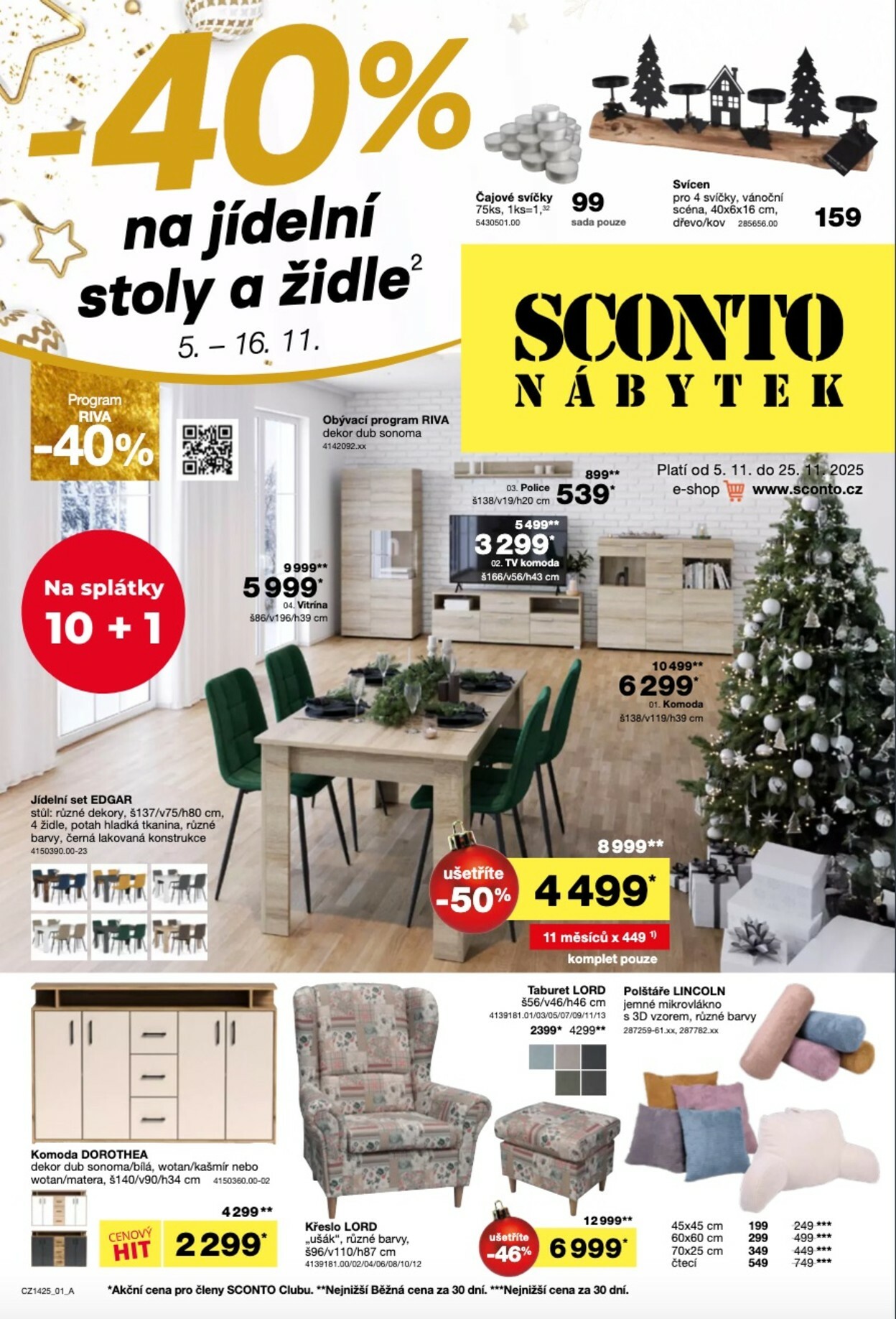 sconto-nabytek - Aktuální leták SCONTO Nábytek od 05.11. do 25.11. - page: 1