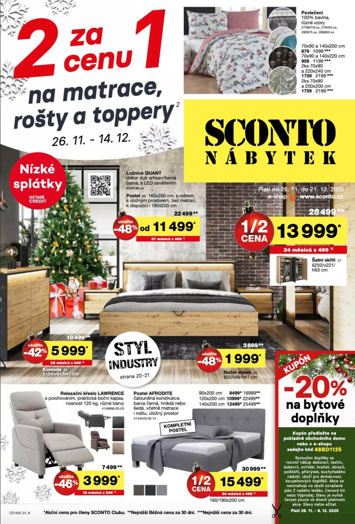 sconto-nabytek - Aktuální leták SCONTO Nábytek od 26.11. do 14.12.