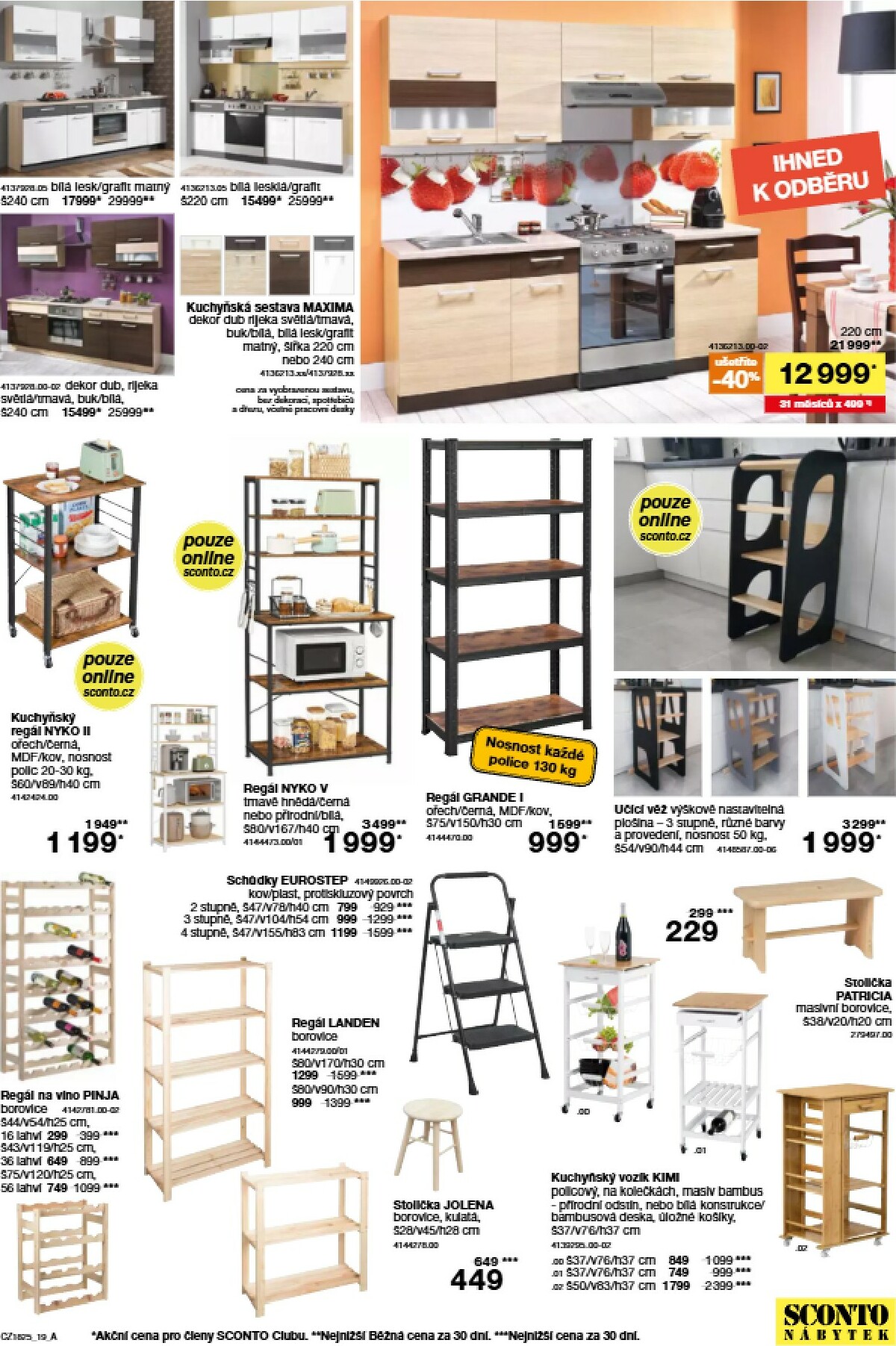 sconto-nabytek - Aktuální leták SCONTO Nábytek od 21.01. do 10.02. - page: 19