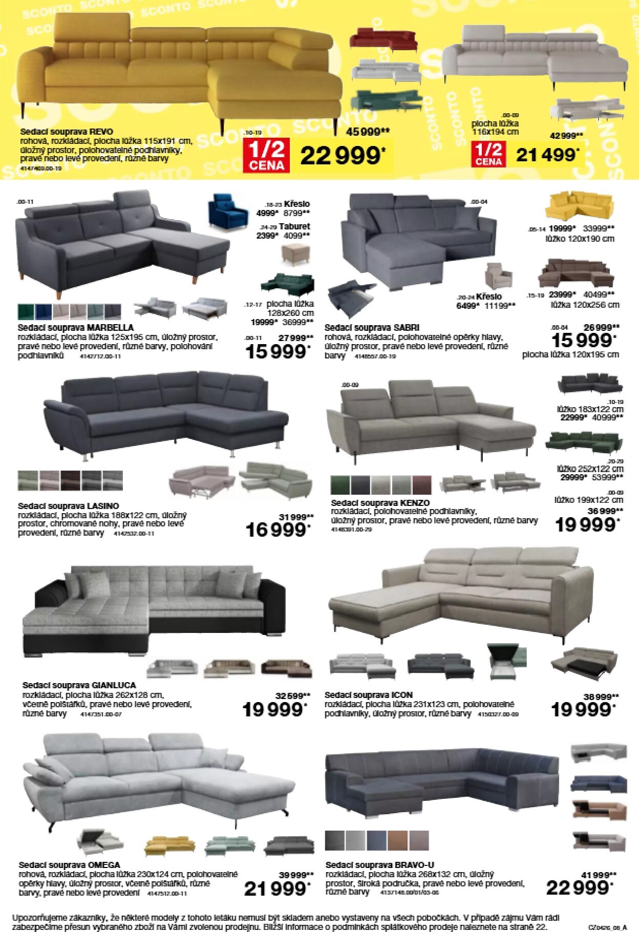 sconto-nabytek - SCONTO Nábytek leták platný od středy 04.03.2026 do úterý 24.03.2026 - page: 8