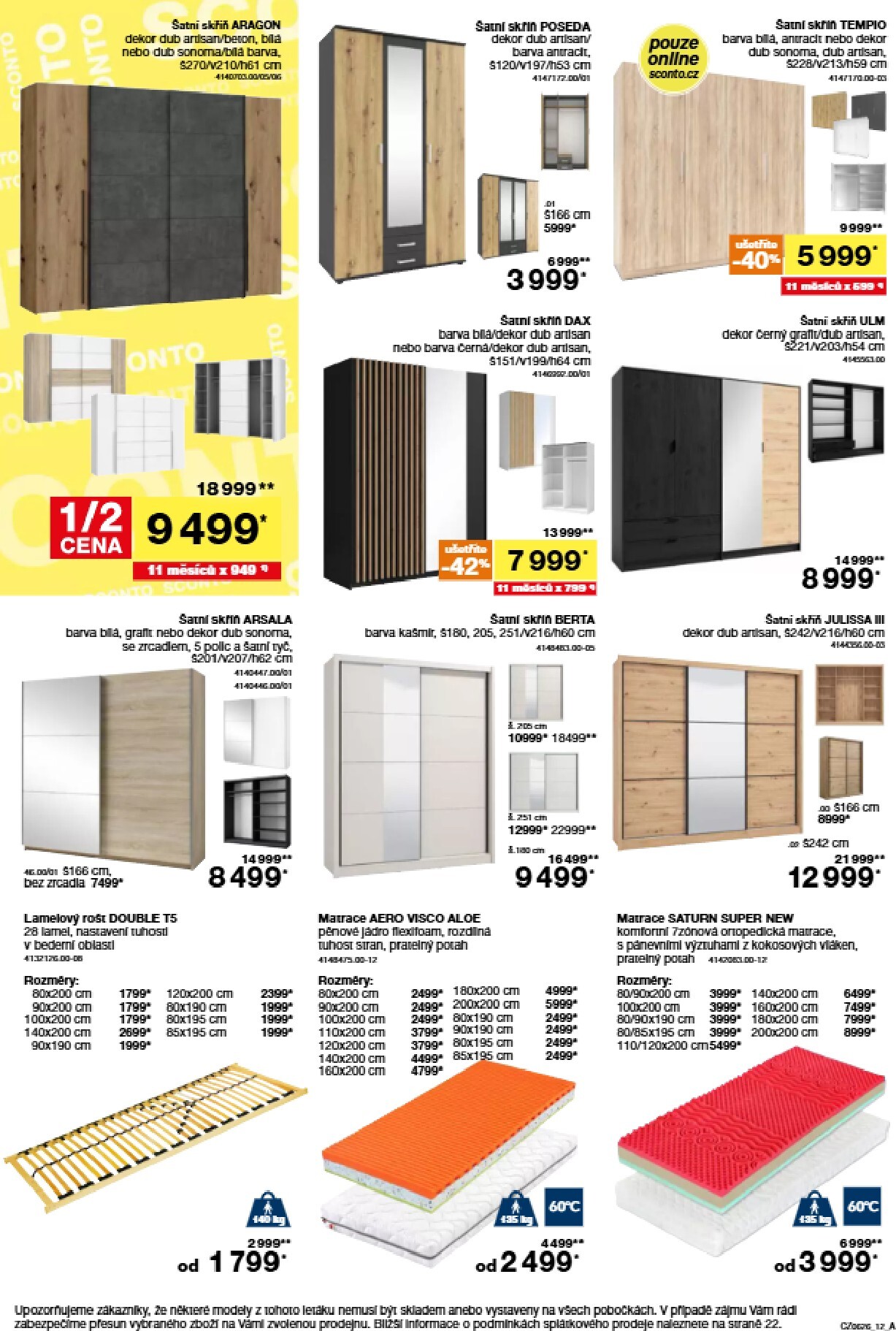 sconto-nabytek - Aktuální SCONTO Nábytek leták platný od středy 22.04.2026 do úterý 19.05.2026 - page: 12