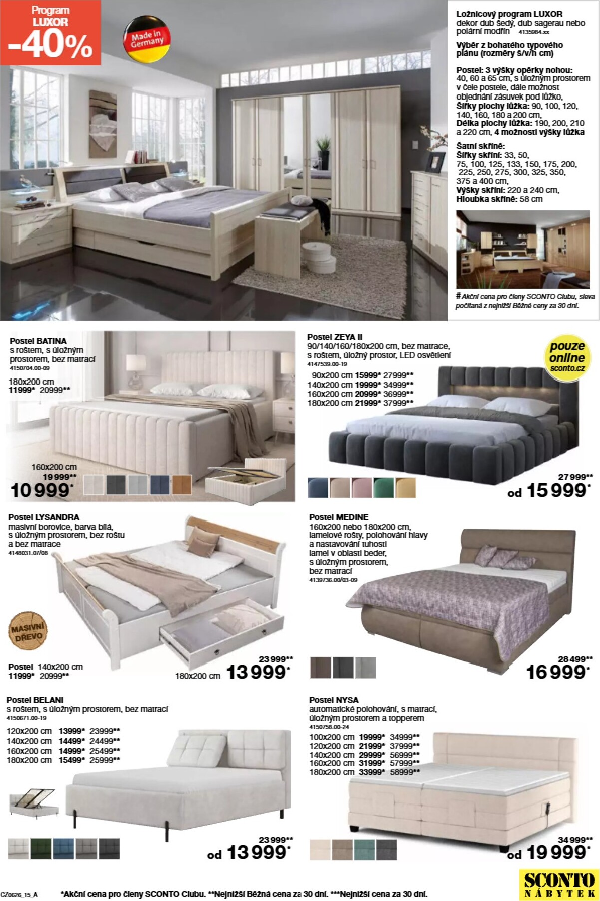 sconto-nabytek - Aktuální SCONTO Nábytek leták platný od středy 22.04.2026 do úterý 19.05.2026 - page: 15