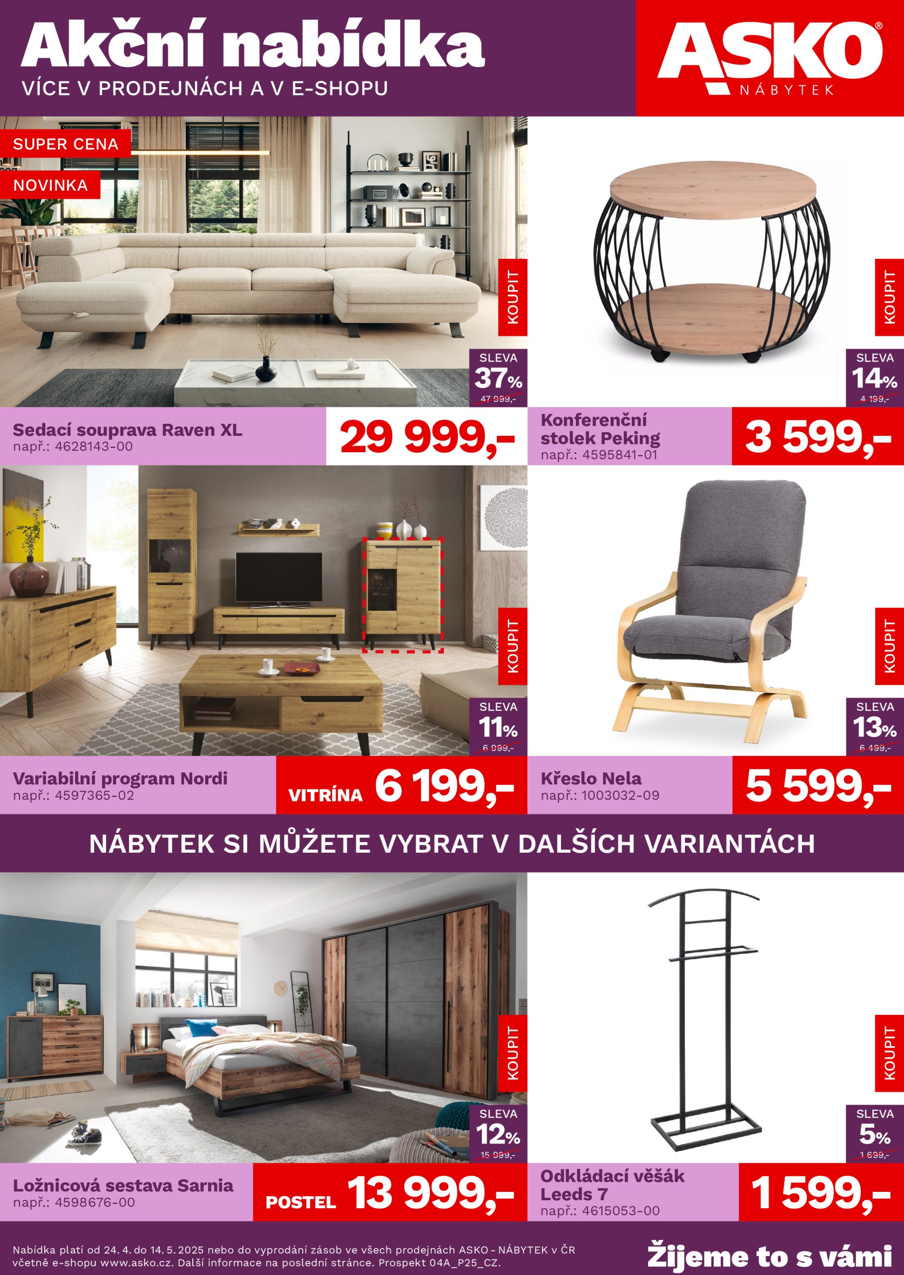 asko-nabytek - Leták ASKO NÁBYTEK od 24.04. do 14.05. - page: 1