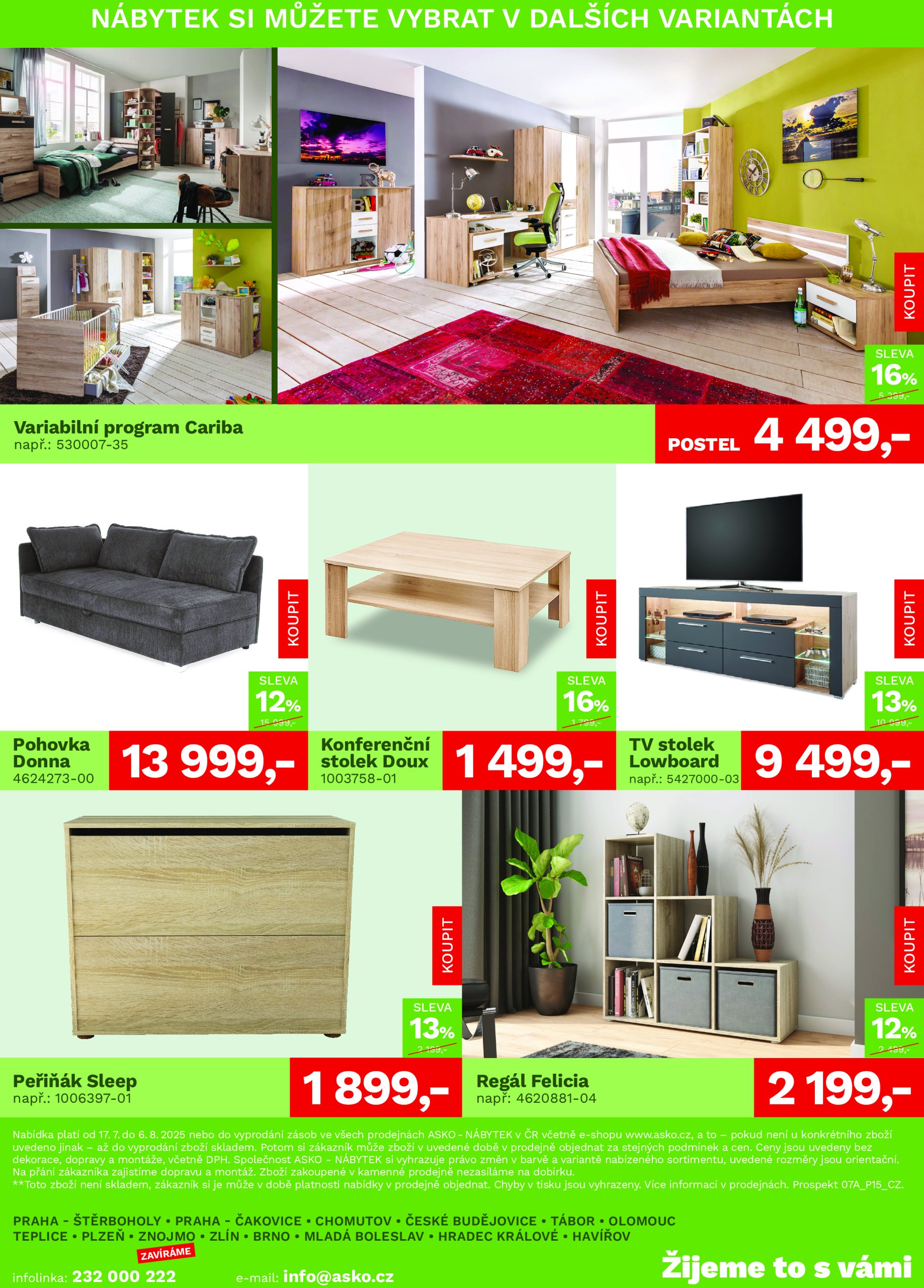 asko-nabytek - Leták ASKO NÁBYTEK - Akční nabídka od 17.07. do 06.08. - page: 4
