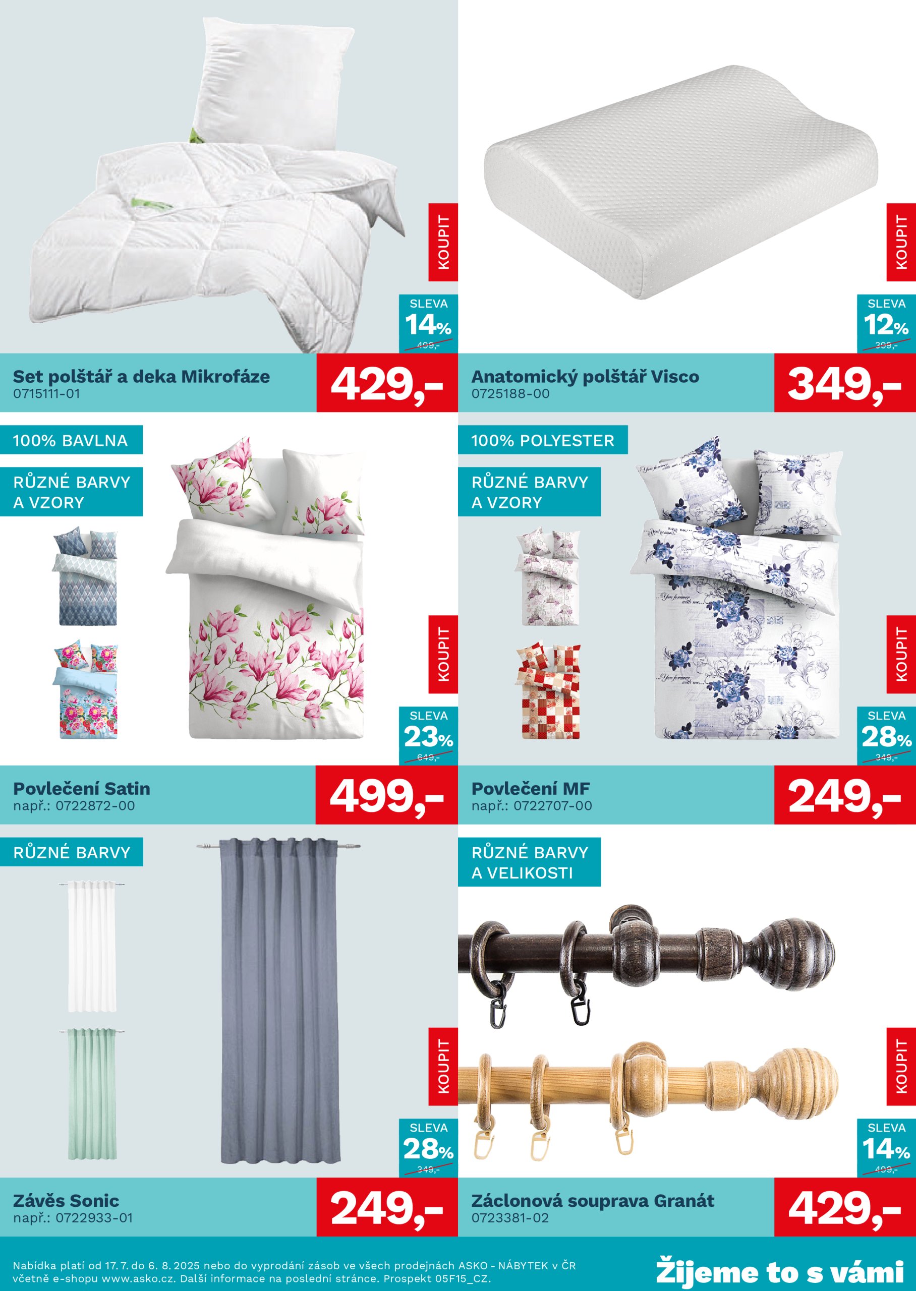 asko-nabytek - Leták ASKO NÁBYTEK - Bytové doplňky za skvělé ceny od 17.07. do 06.08. - page: 3