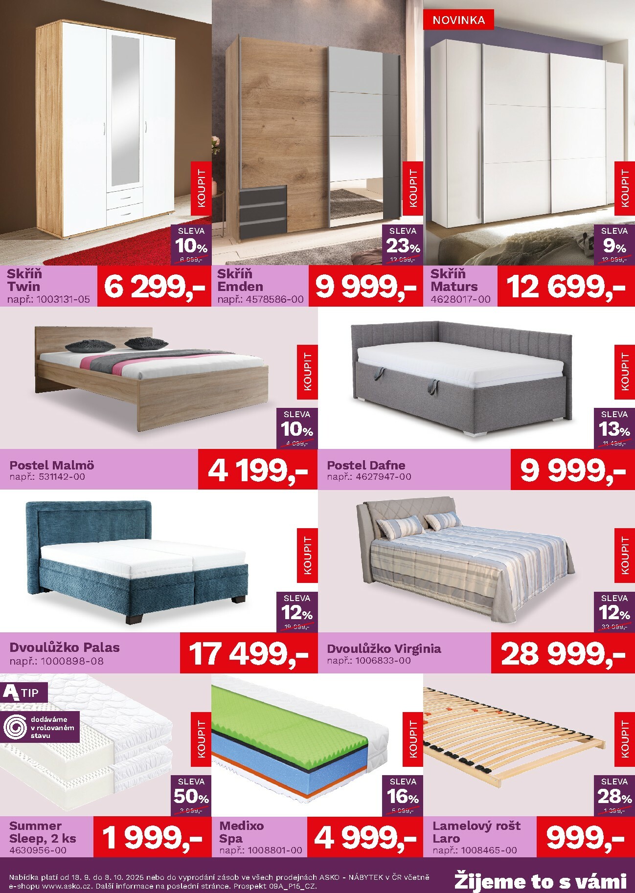asko-nabytek - Leták ASKO NÁBYTEK od 18.09. do 08.10. - page: 3