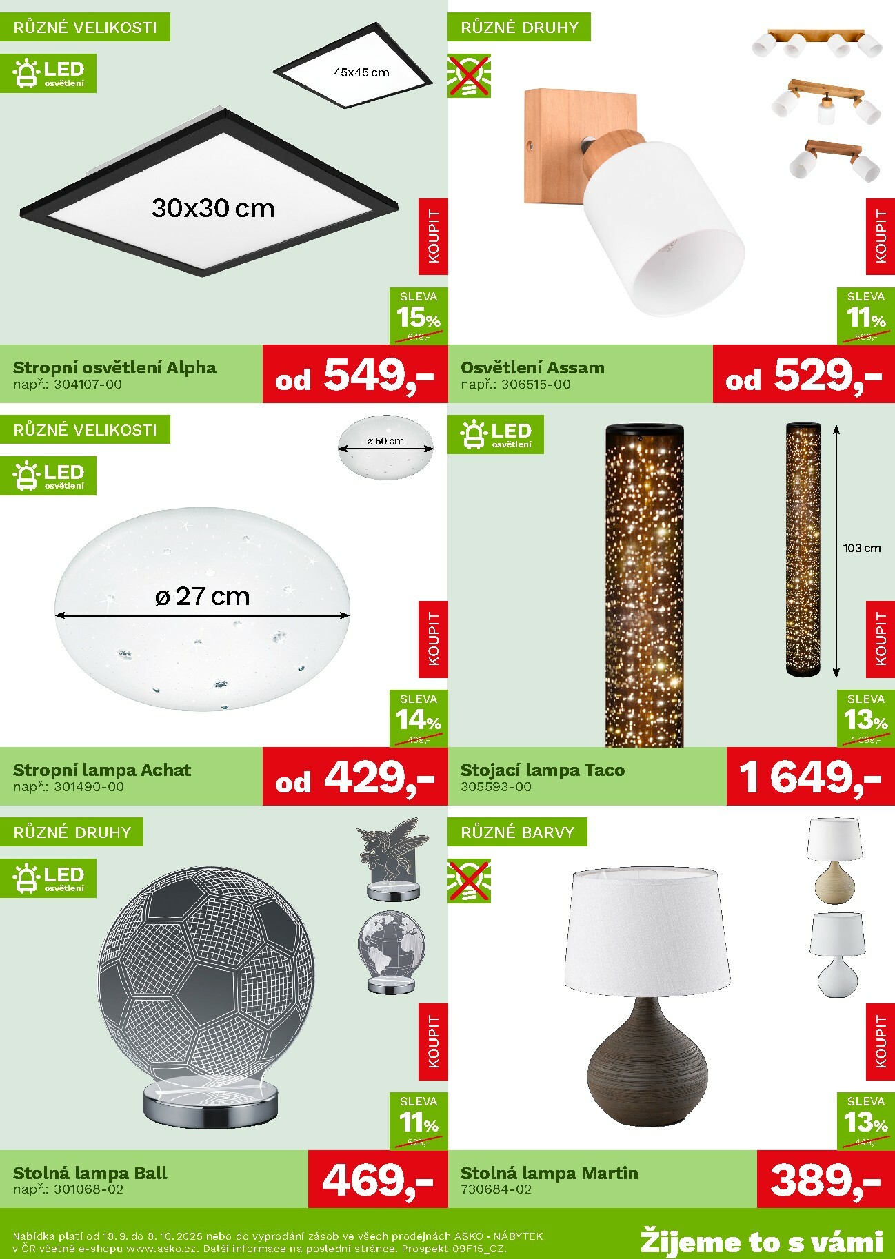 asko-nabytek - Leták ASKO NÁBYTEK - Bytové doplňky za skvělé ceny od 18.09. do 08.10. - page: 4