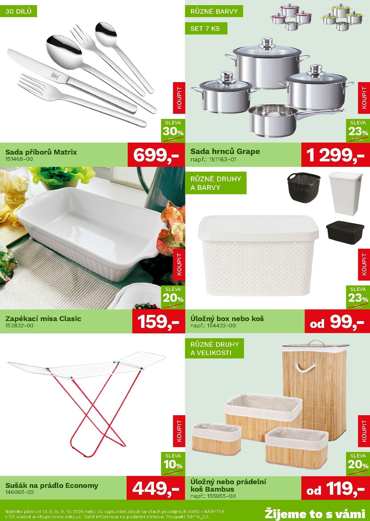 asko-nabytek - Leták ASKO NÁBYTEK - Bytové doplňky za skvělé ceny od 18.09. do 08.10. - page: 2