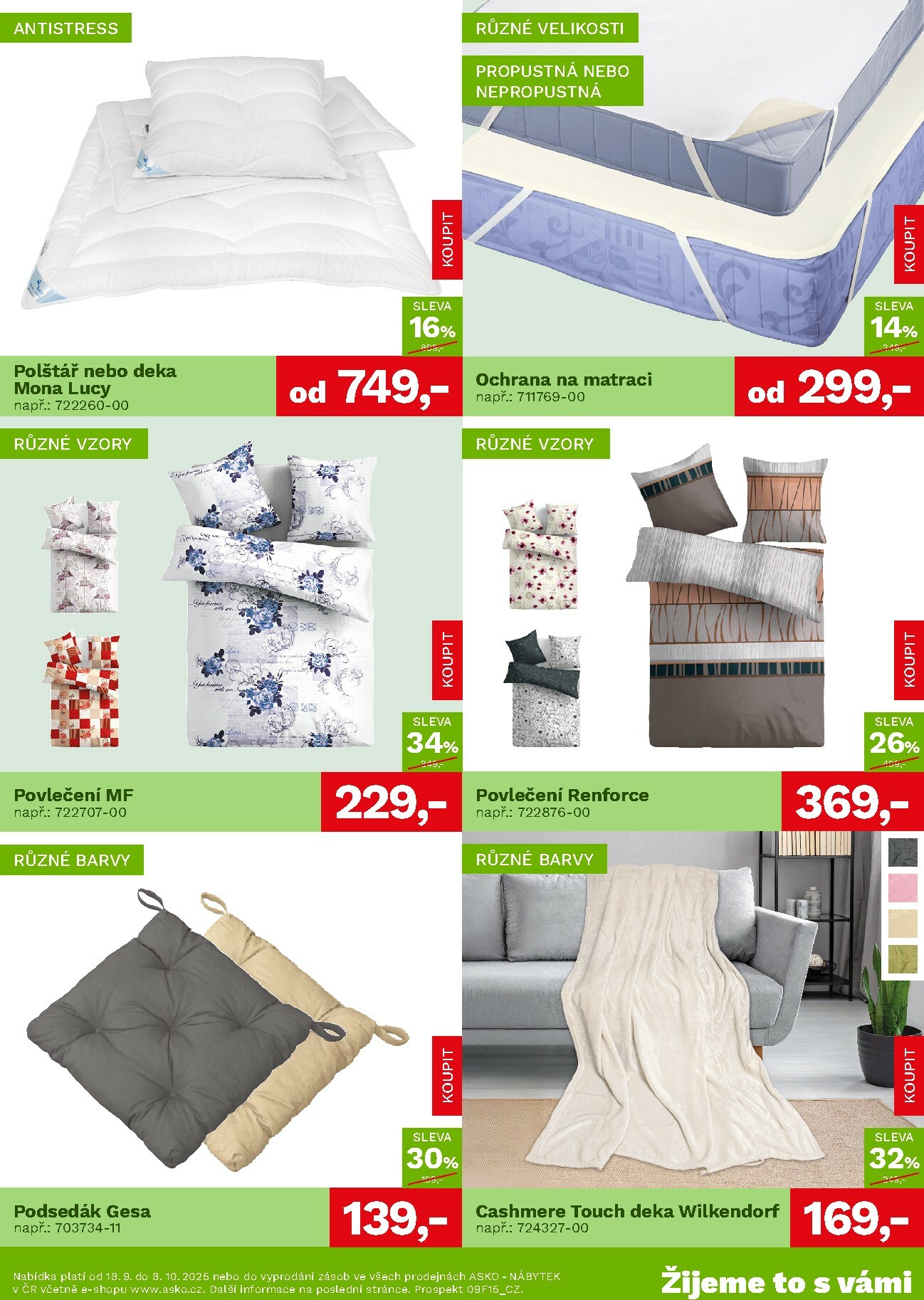 asko-nabytek - Leták ASKO NÁBYTEK - Bytové doplňky za skvělé ceny od 18.09. do 08.10. - page: 3
