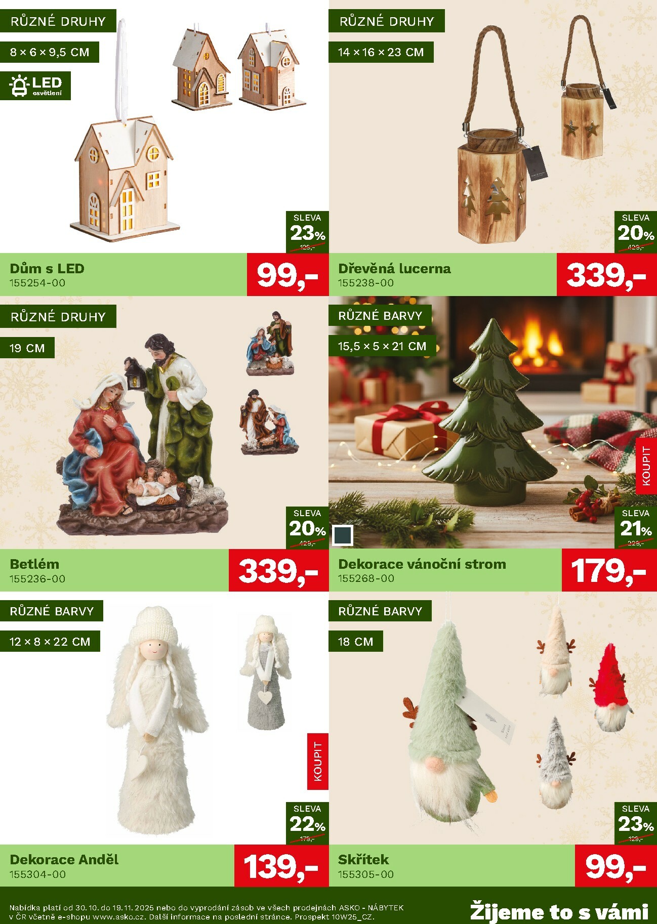 asko-nabytek - Aktuální leták ASKO NÁBYTEK - Vánoční leták od 30.10. do 19.11. - page: 3