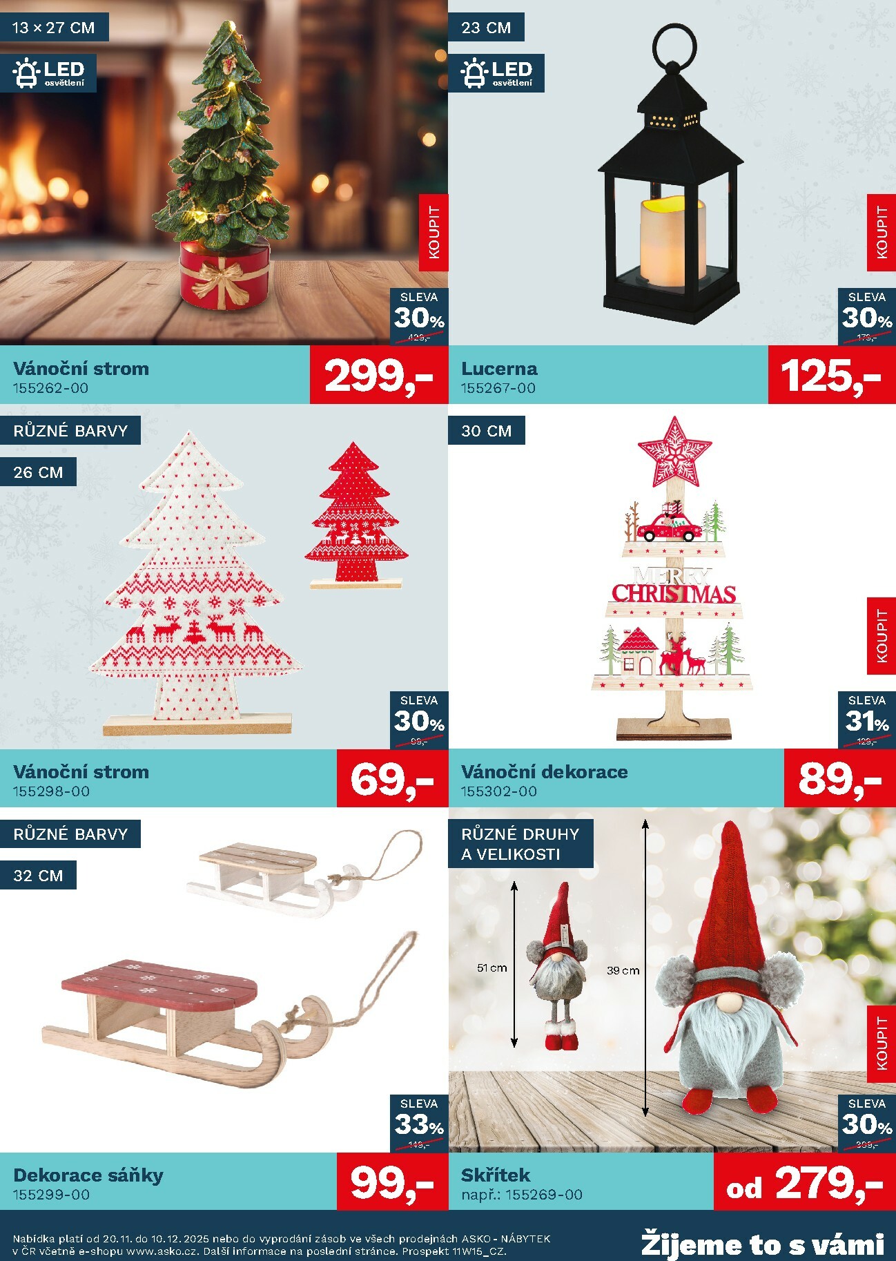 asko-nabytek - Aktuální leták ASKO NÁBYTEK - Vánoční leták od 20.11. do 10.12. - page: 3