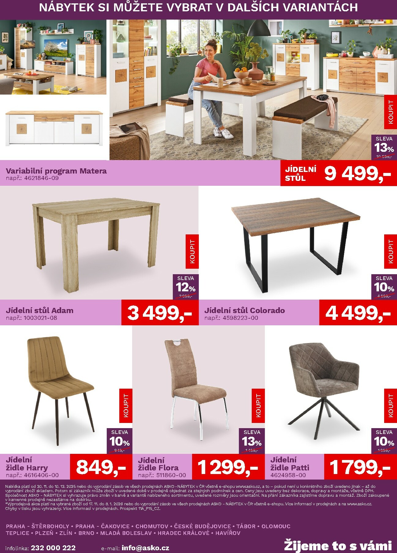 asko-nabytek - Aktuální leták ASKO NÁBYTEK - Akční nabídka od 20.11. do 10.12. - page: 4