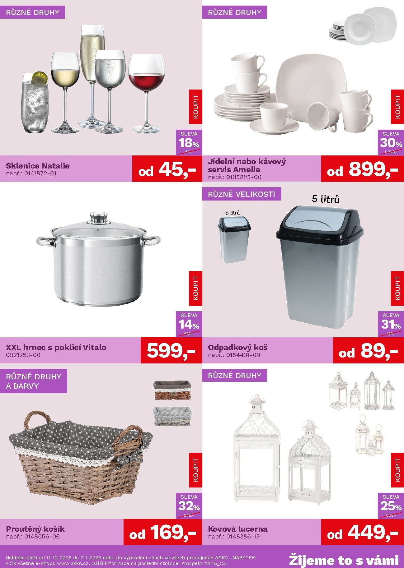 asko-nabytek - Aktuální leták ASKO NÁBYTEK - Bytové doplňky za skvělé ceny od 11.12. do 07.01. - page: 2