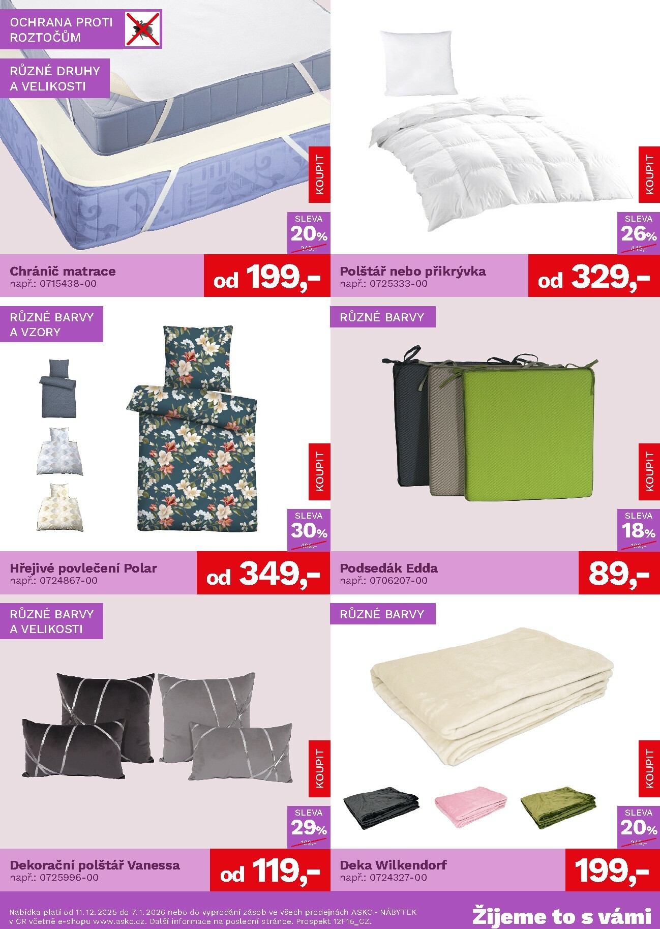 asko-nabytek - Aktuální leták ASKO NÁBYTEK - Bytové doplňky za skvělé ceny od 11.12. do 07.01. - page: 3