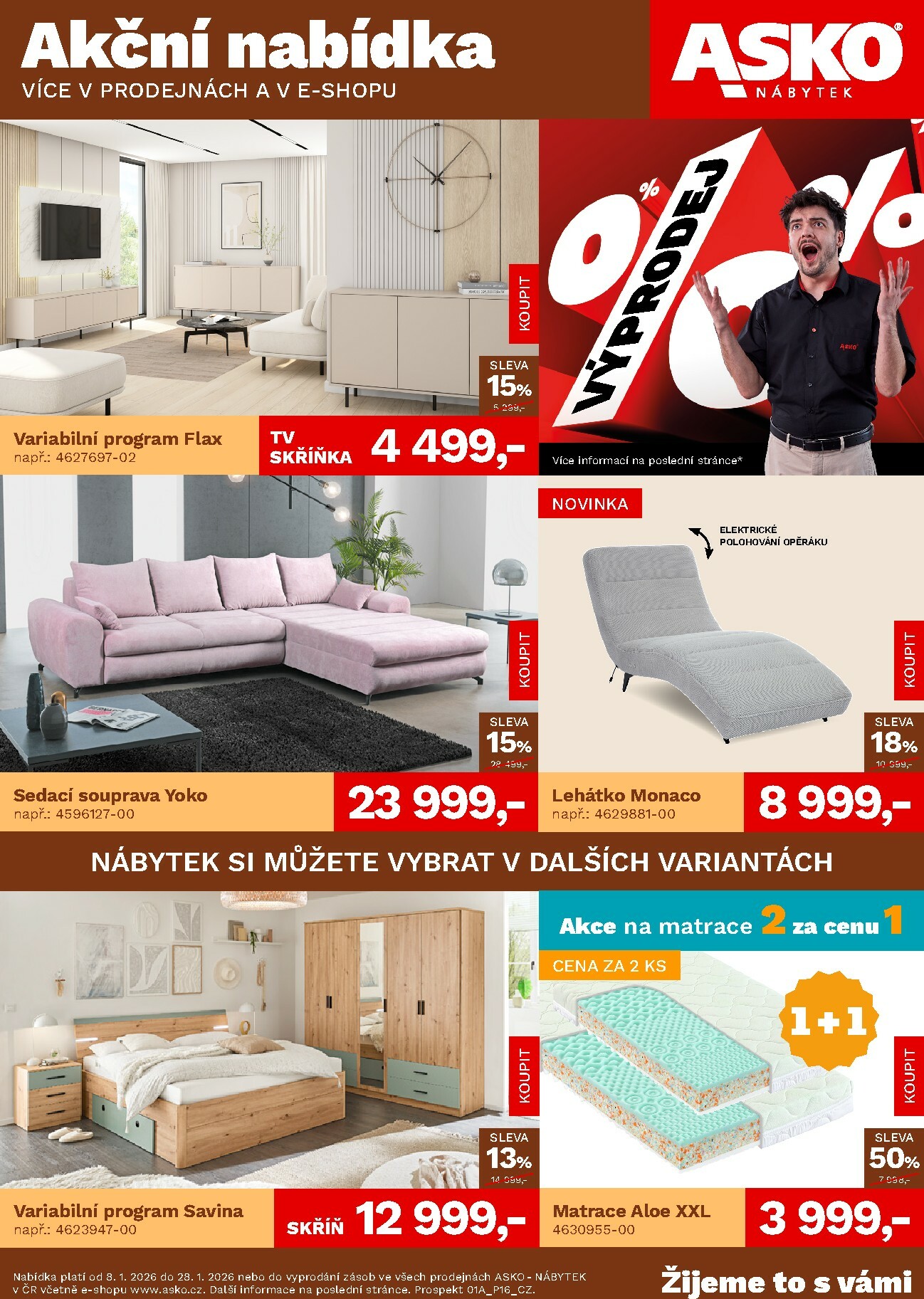 asko-nabytek - Aktuální leták ASKO NÁBYTEK od 08.01. do 28.01.