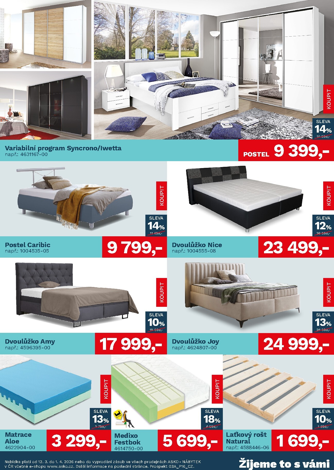 asko-nabytek - ASKO NÁBYTEK leták platný od čtvrtka 12.03.2026 do středy 01.04.2026 - page: 3