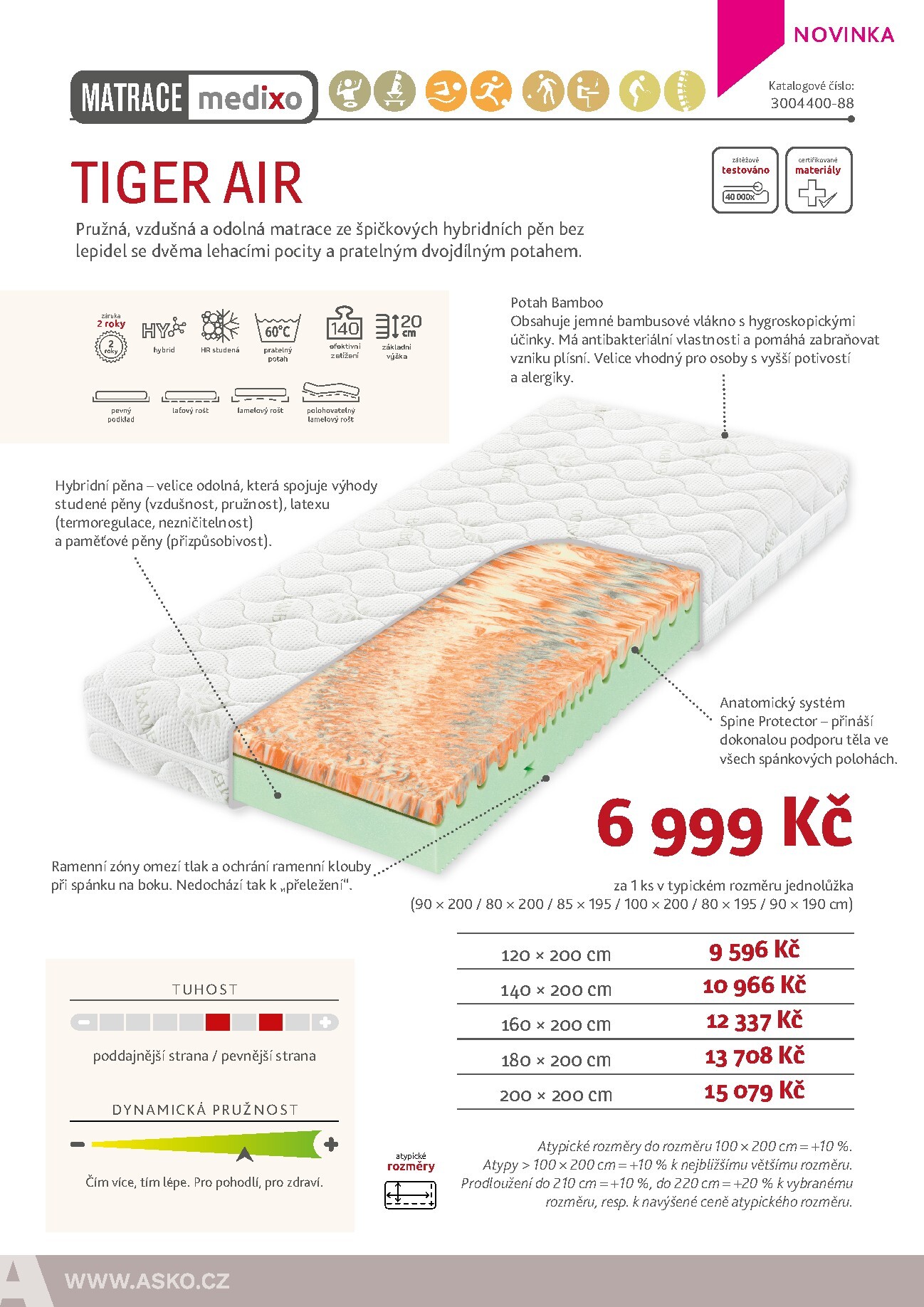 asko-nabytek - Aktuální ASKO NÁBYTEK - Matrace leták platný od středy 01.04.2026 do čtvrtka 31.12.2026 - page: 20