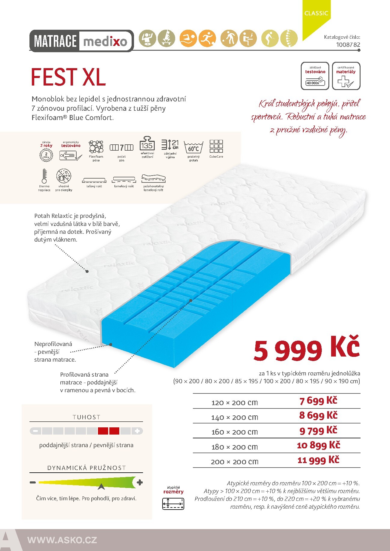 asko-nabytek - Aktuální ASKO NÁBYTEK - Matrace leták platný od středy 01.04.2026 do čtvrtka 31.12.2026 - page: 34