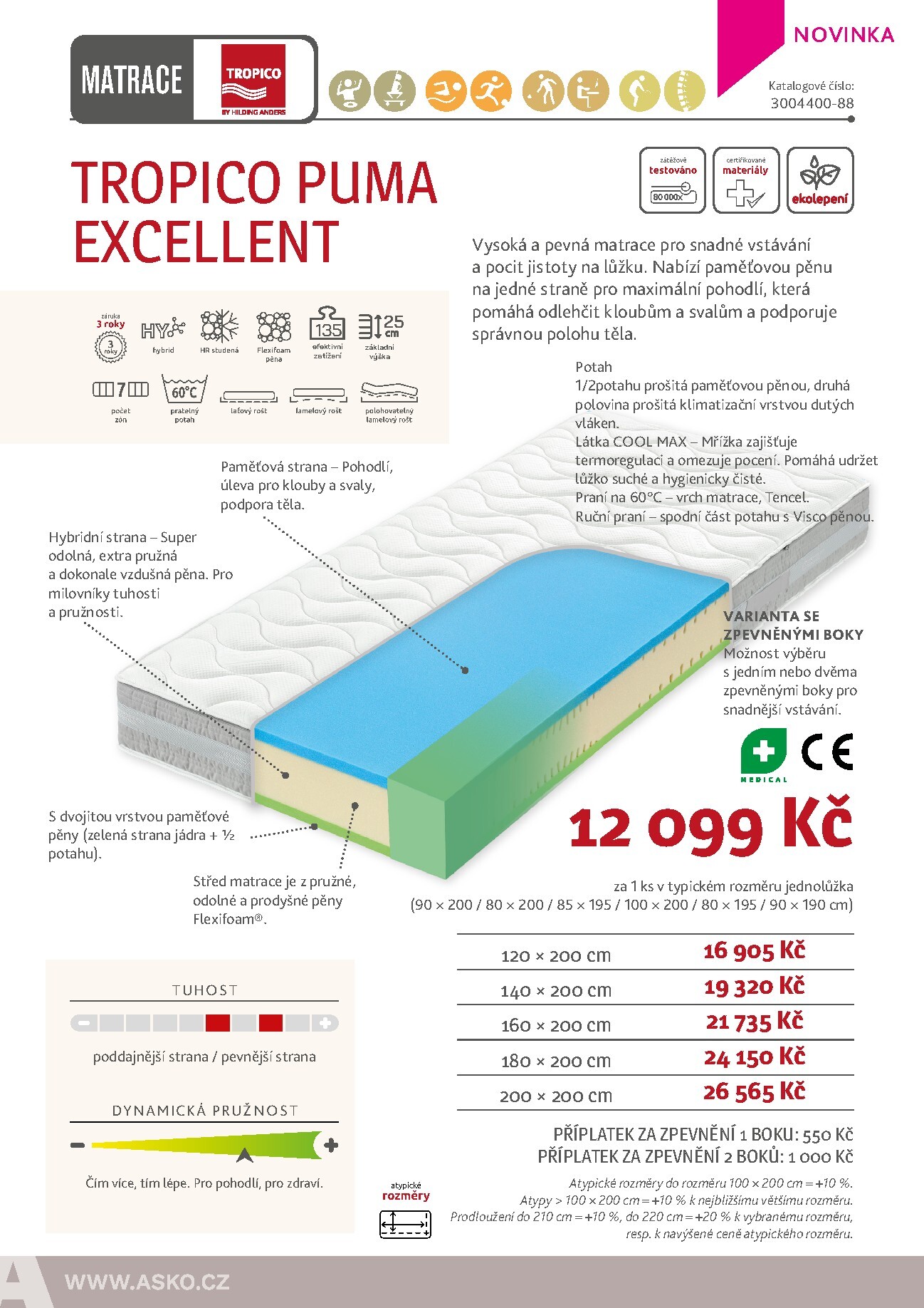 asko-nabytek - Aktuální ASKO NÁBYTEK - Matrace leták platný od středy 01.04.2026 do čtvrtka 31.12.2026 - page: 18