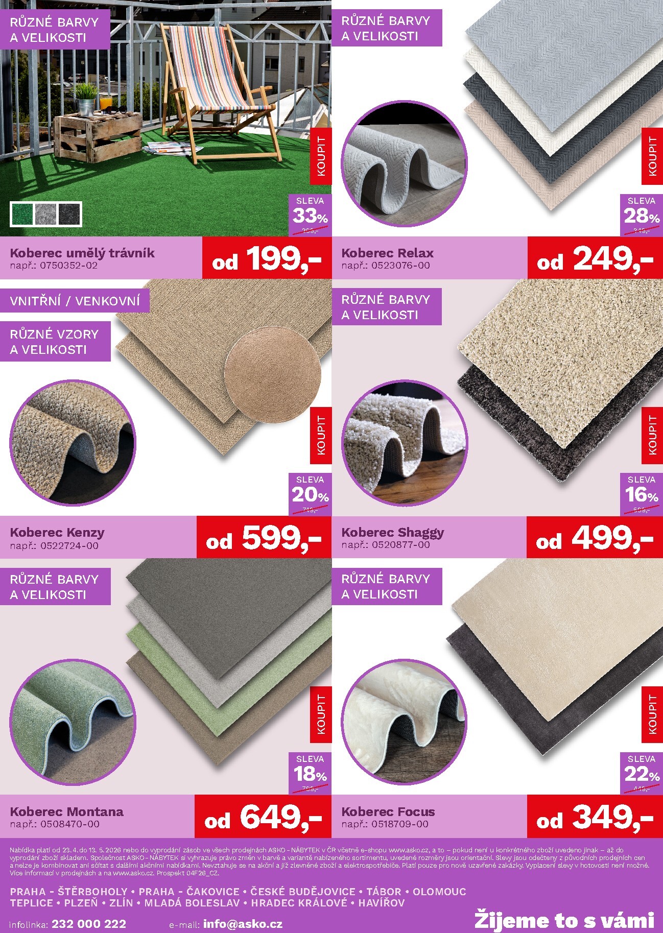 asko-nabytek - Aktuální ASKO NÁBYTEK - Bytové doplňky leták platný od čtvrtka 23.04.2026 do středy 13.05.2026 - page: 5