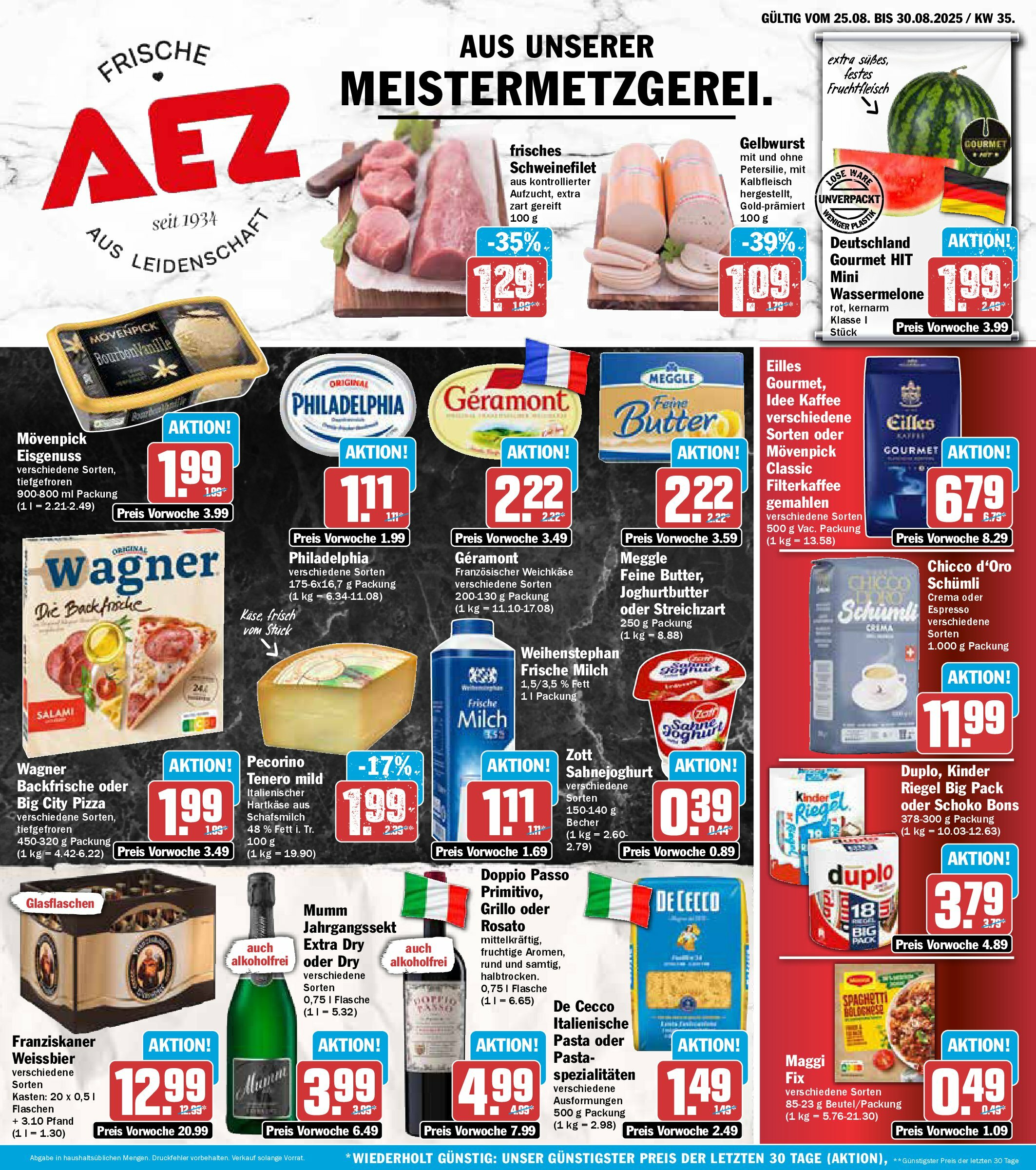 aez - AEZ-Prospekt gültig vom 25.08. bis 30.08.