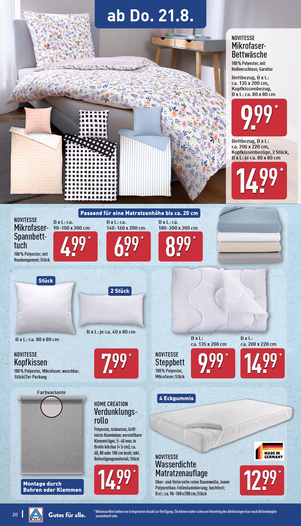 aldi-nord - ALDI NORD-Prospekt gültig vom 18.08. bis 23.08. - page: 20