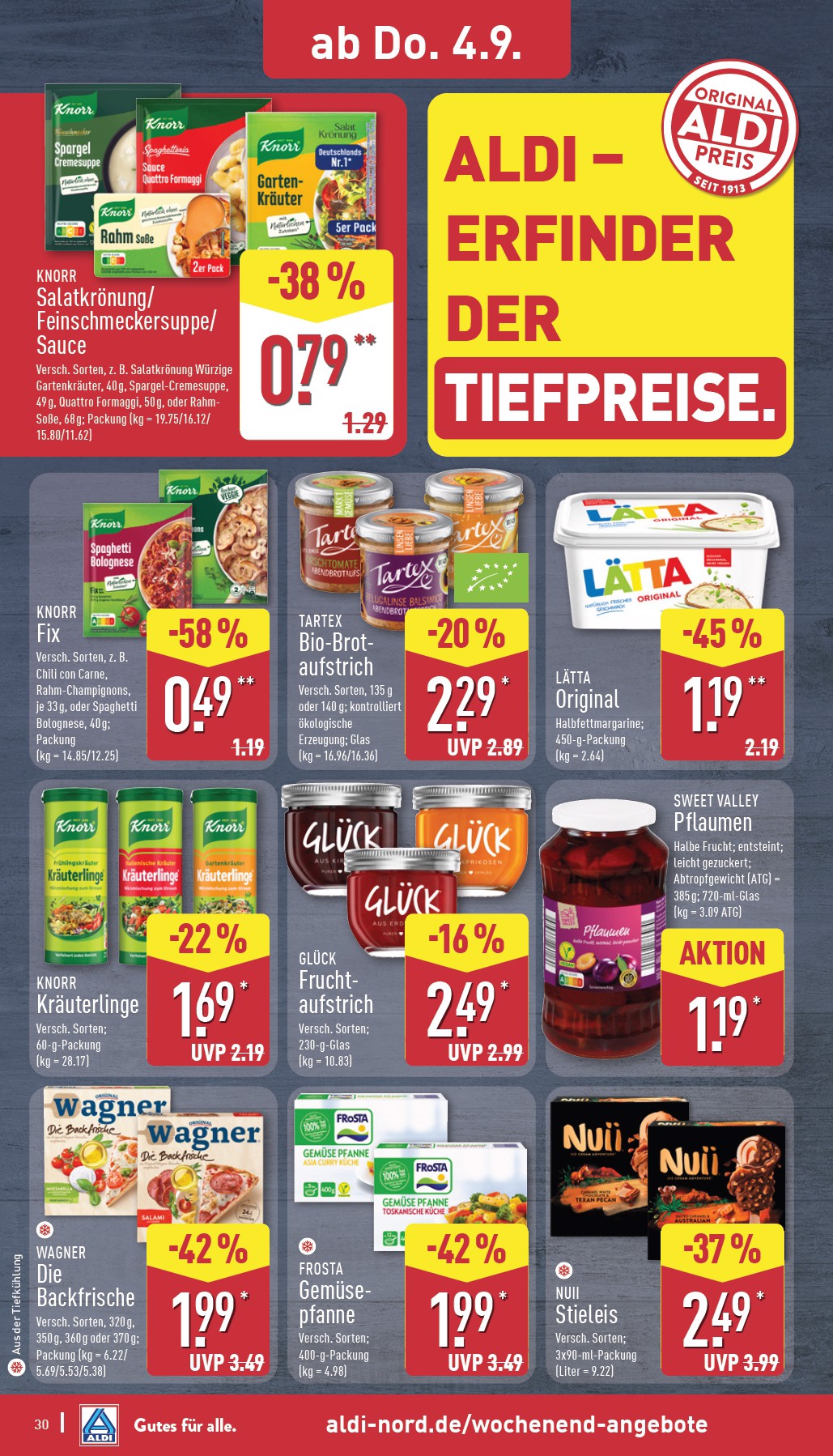 aldi-nord - ALDI NORD-Prospekt gültig vom 01.09. bis 06.09. - page: 30 aldi-nord - ALDI NORD-Prospekt gültig vom 01.09. bis 06.09. - page: 30
