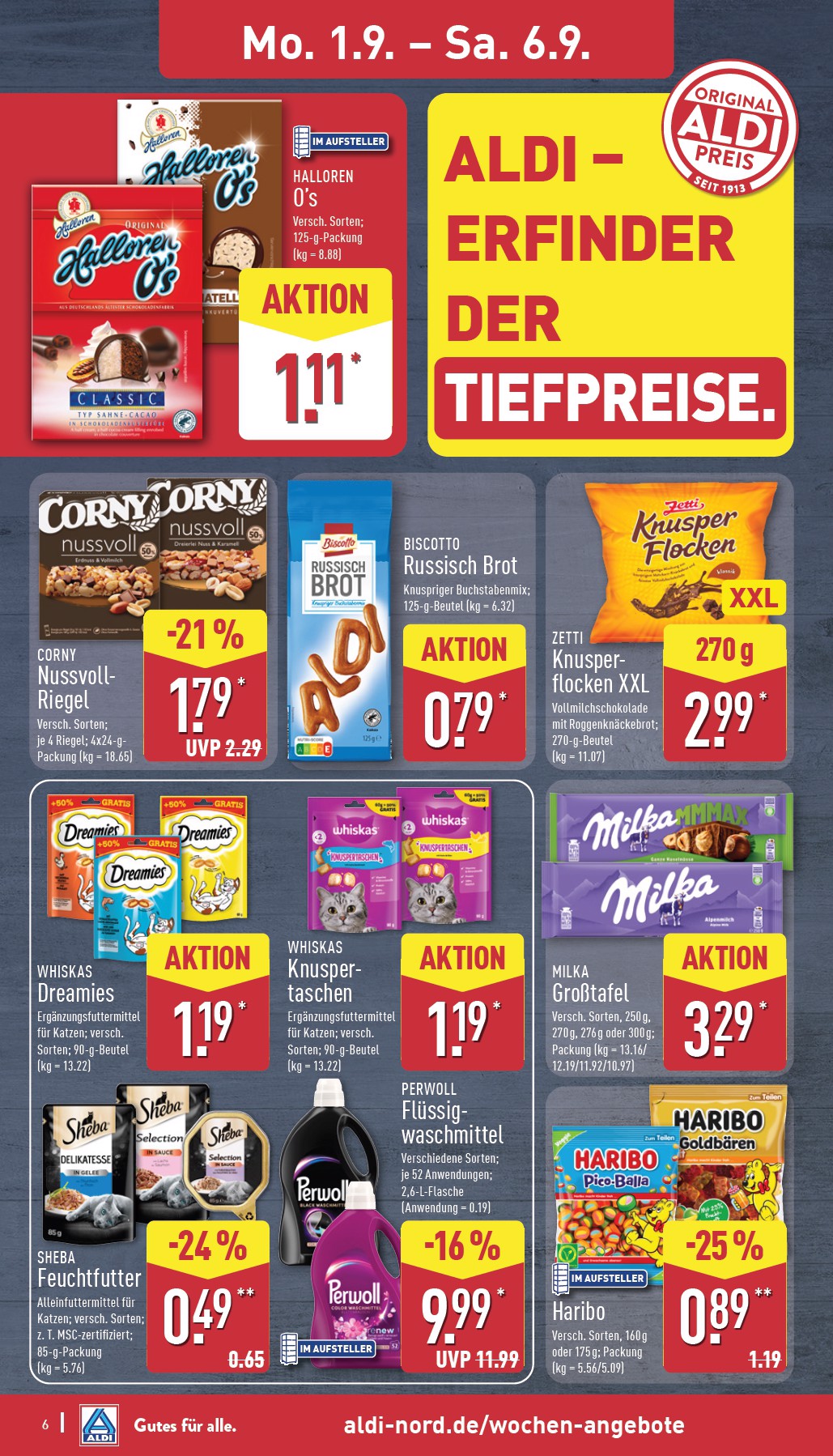 aldi-nord - ALDI NORD-Prospekt gültig vom 01.09. bis 06.09. - page: 6 aldi-nord - ALDI NORD-Prospekt gültig vom 01.09. bis 06.09. - page: 6