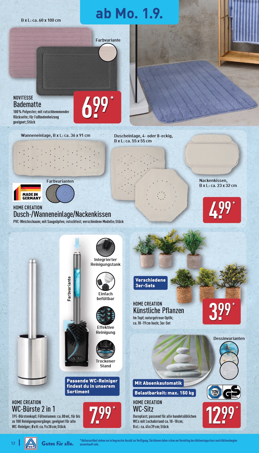 aldi-nord - ALDI NORD-Prospekt gültig vom 01.09. bis 06.09. - page: 12 aldi-nord - ALDI NORD-Prospekt gültig vom 01.09. bis 06.09. - page: 12