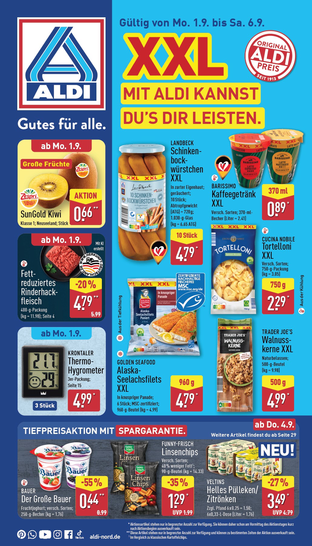 aldi-nord - ALDI NORD-Prospekt gültig vom 01.09. bis 06.09. - page: 1 aldi-nord - ALDI NORD-Prospekt gültig vom 01.09. bis 06.09. - page: 1