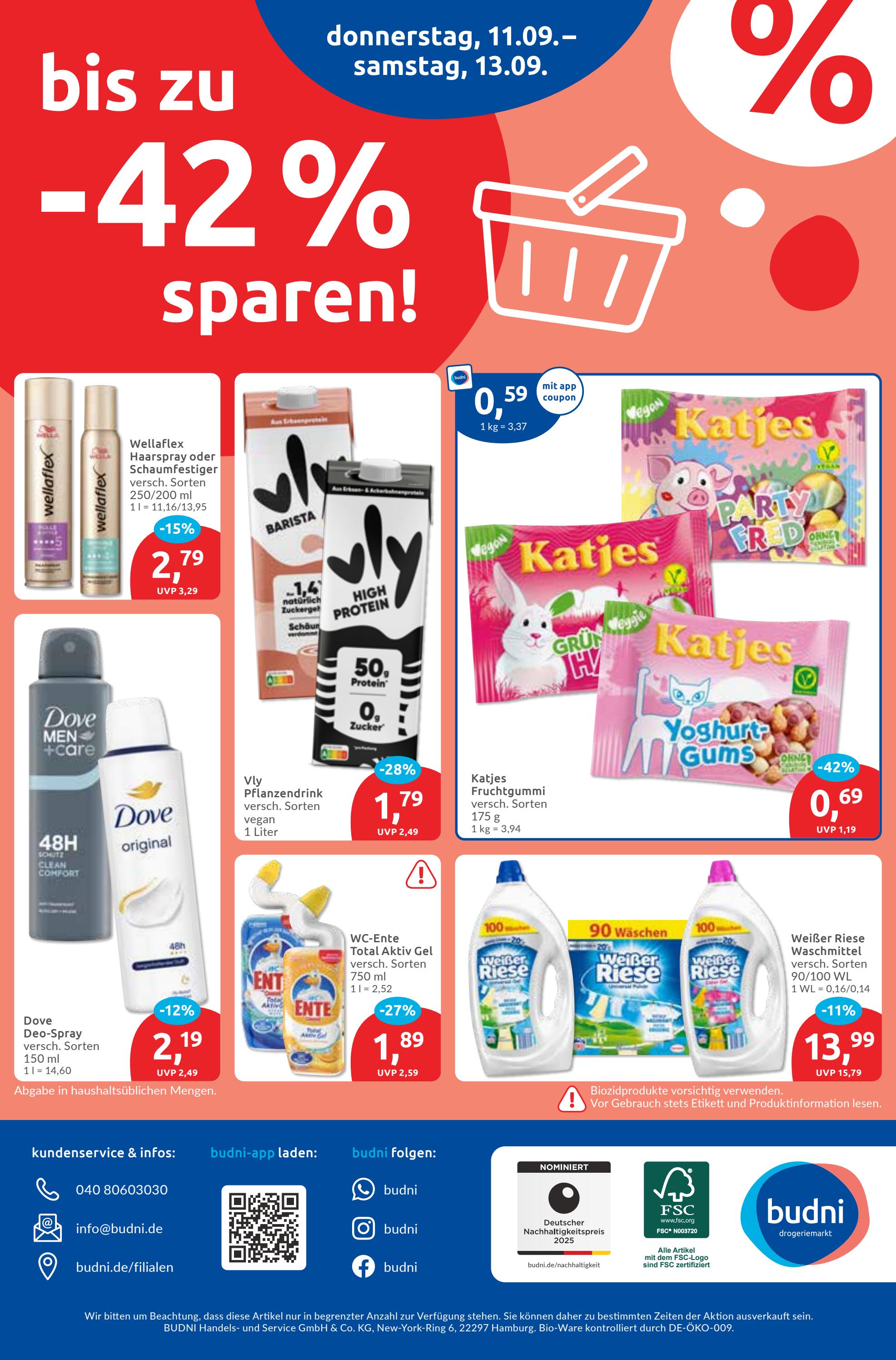 budni - BUDNI-Prospekt gültig vom 08.09. bis 13.09. - page: 8