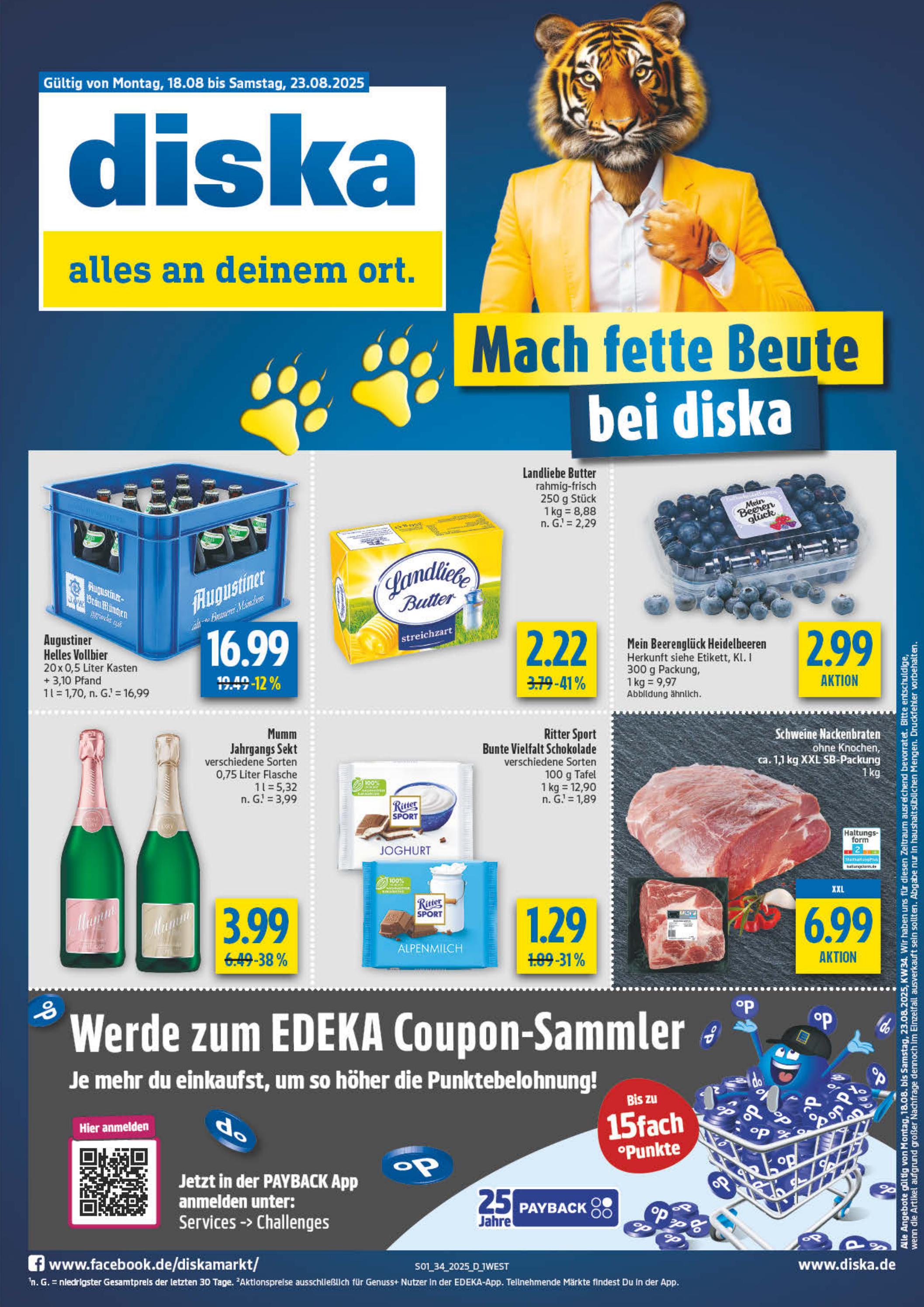 diska - Diska - West-Prospekt gültig vom 18.08. bis 23.08. - page: 1