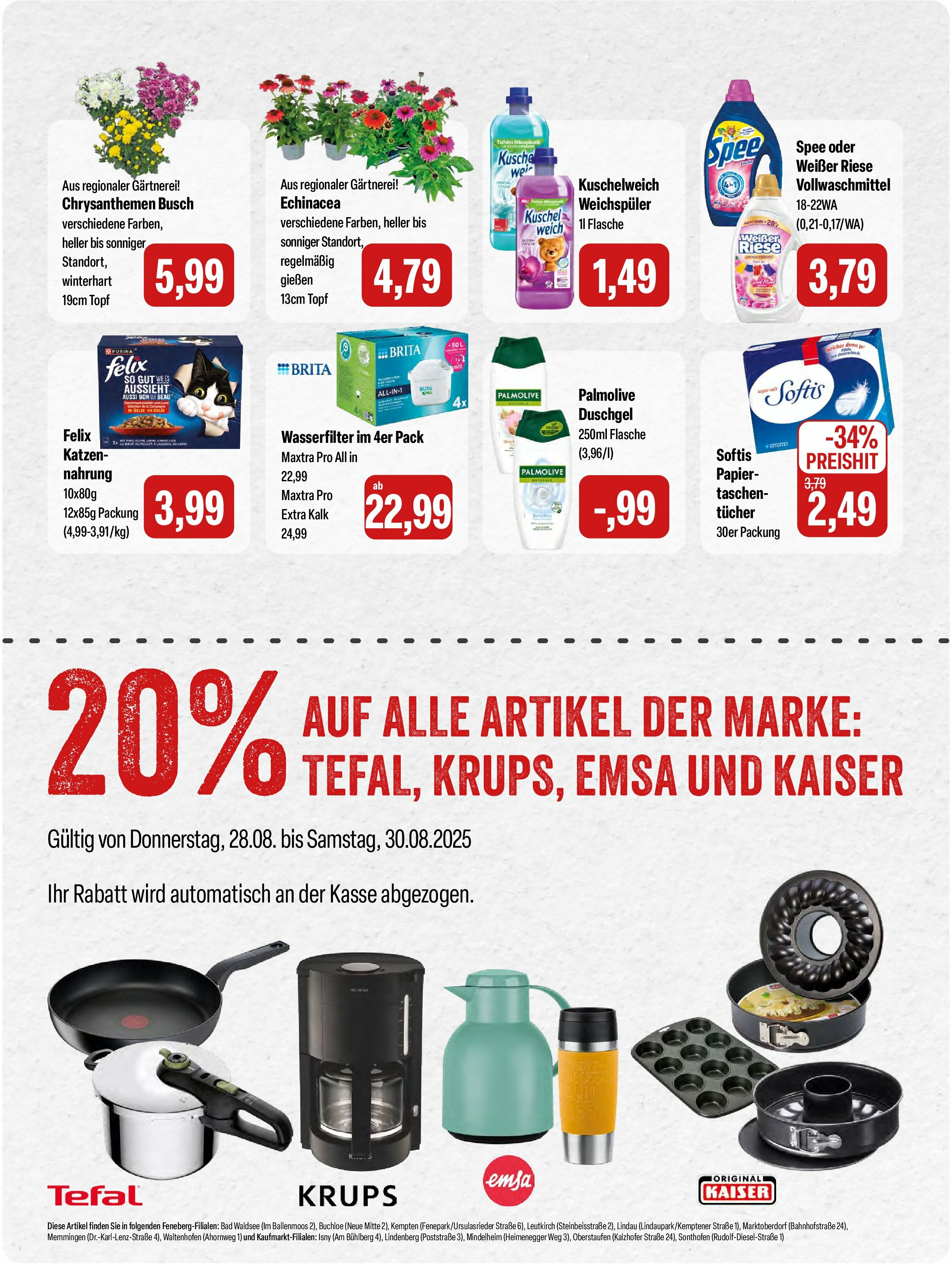 feneberg - Feneberg-Prospekt gültig vom 28.08. bis 30.08. - page: 15