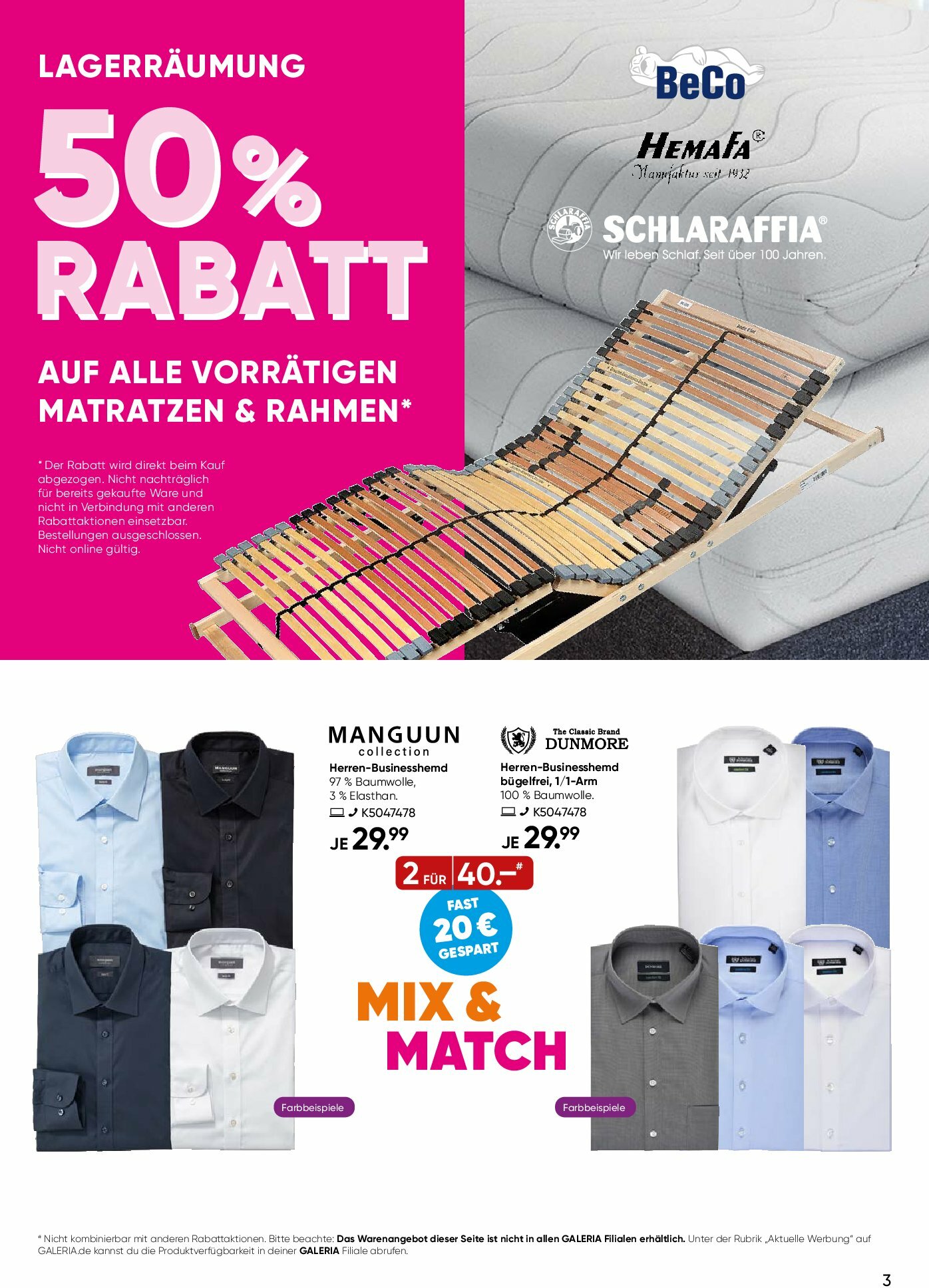 galeria - Galeria-Prospekt gültig vom 20.08. bis 26.08. - page: 3