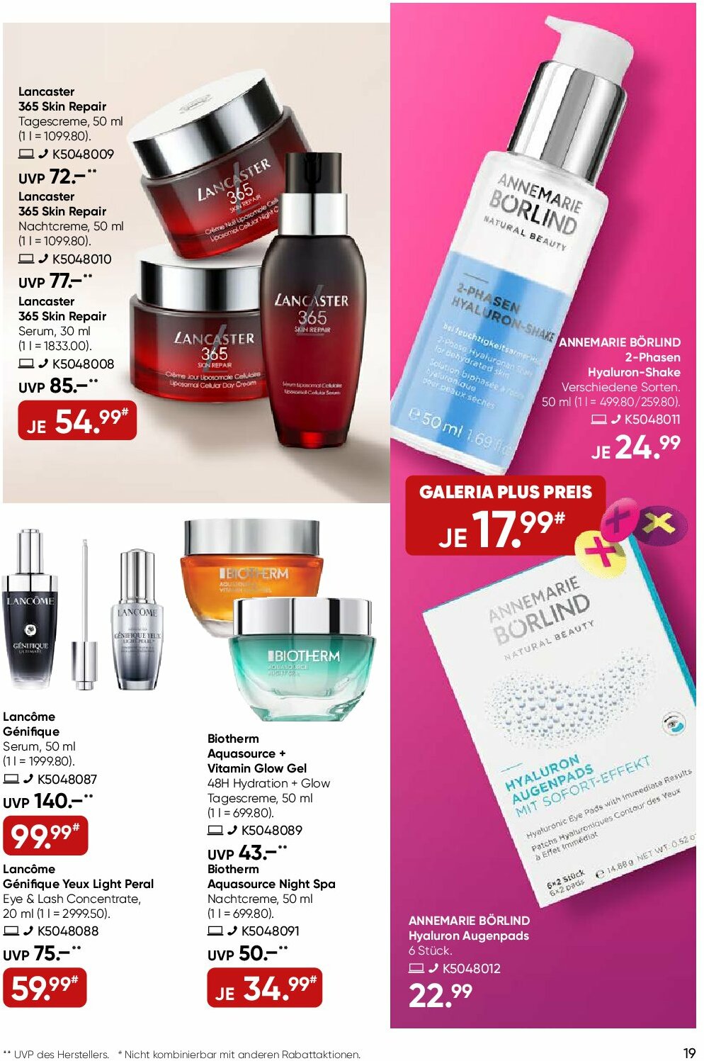 galeria - Galeria-Prospekt gültig vom 27.08. bis 02.09. - page: 19