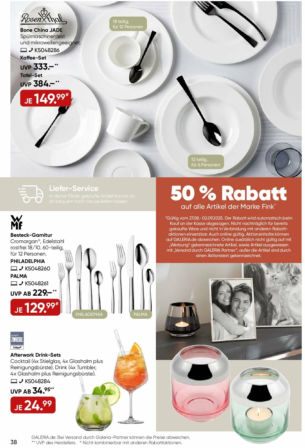 galeria - Galeria-Prospekt gültig vom 27.08. bis 02.09. - page: 38