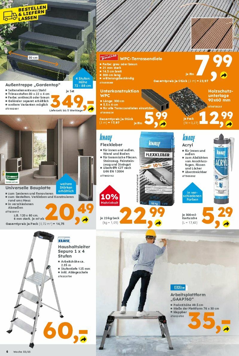 globus-baumarkt - Globus Baumarkt-Prospekt gültig vom 11.08. bis 16.08. - page: 6