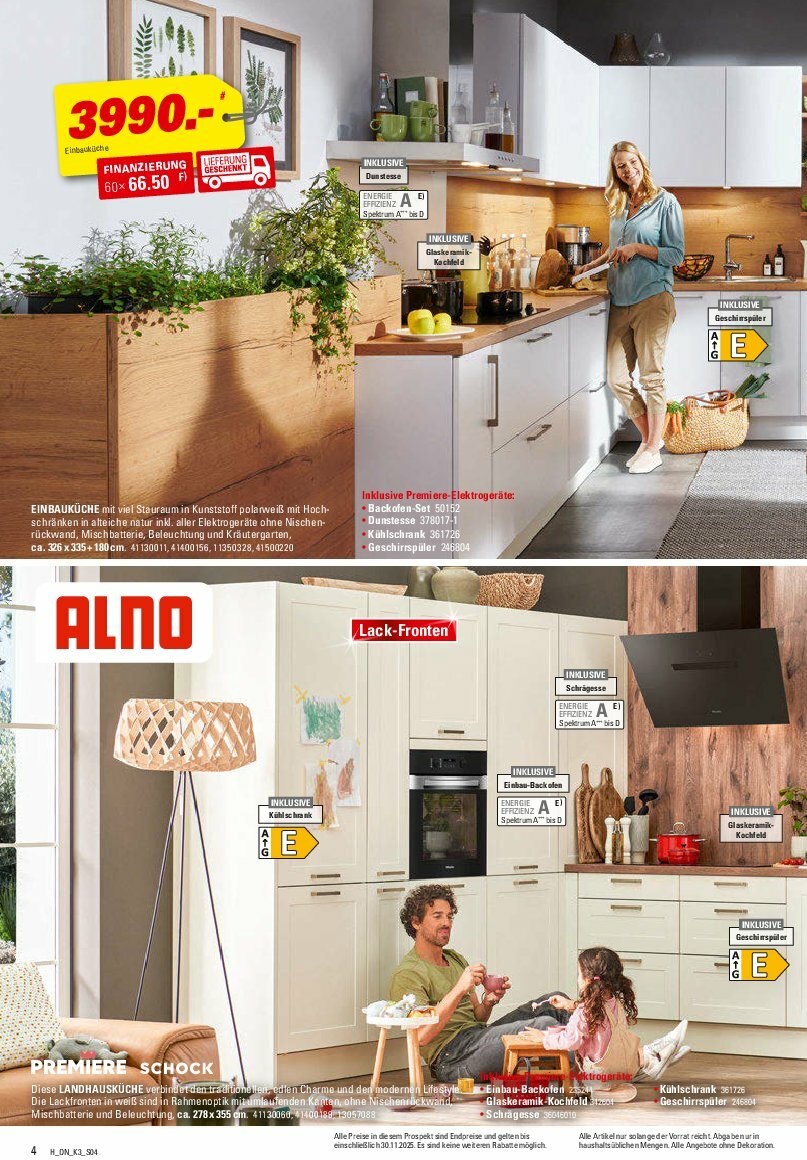 hoeffner - Höffner - Küchen-Prospekt gültig vom 13.08. bis 30.11. - page: 4