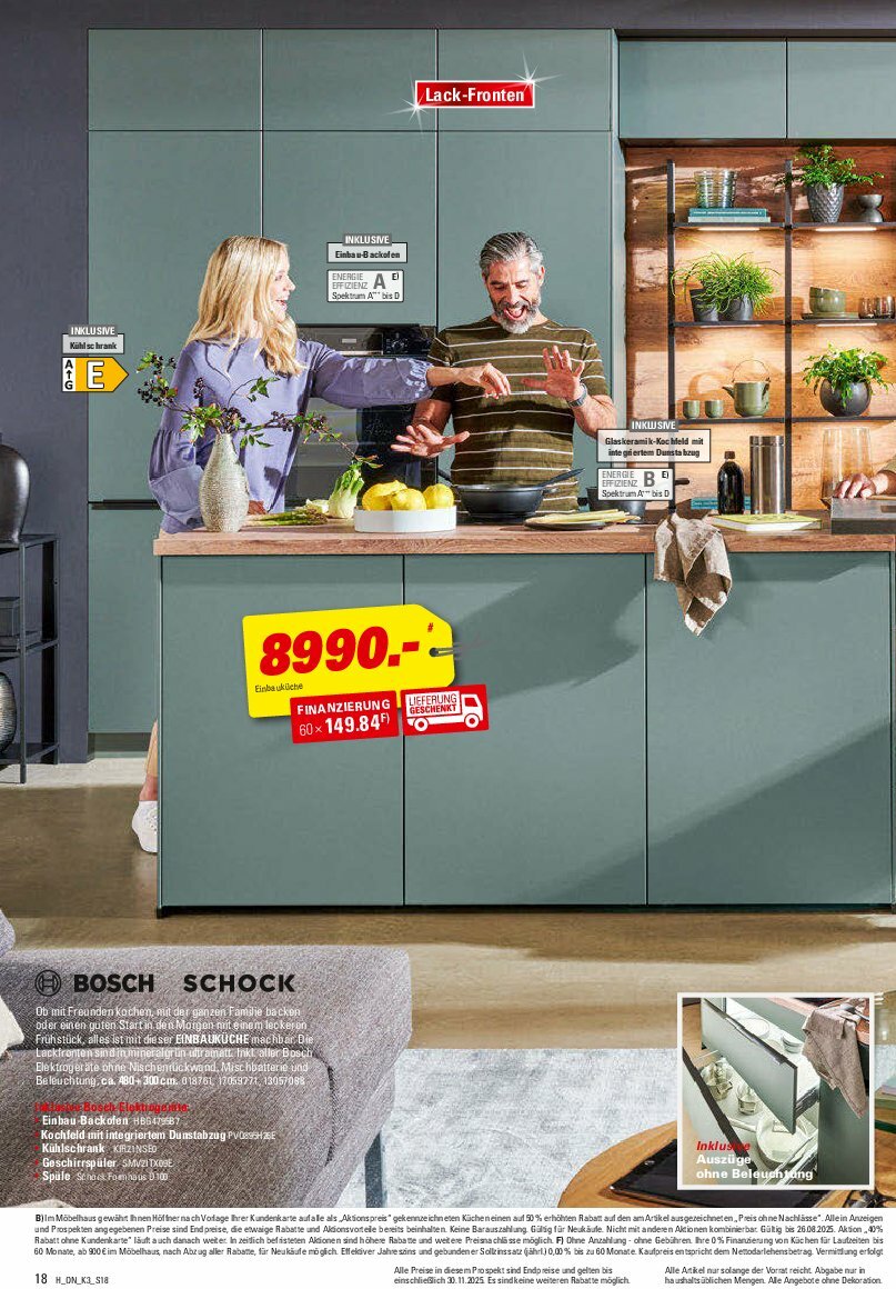 hoeffner - Höffner - Küchen-Prospekt gültig vom 13.08. bis 30.11. - page: 18
