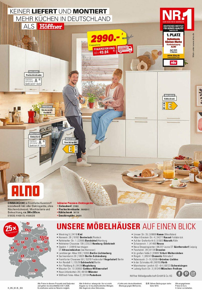 hoeffner - Höffner - Küchen-Prospekt gültig vom 13.08. bis 30.11. - page: 24