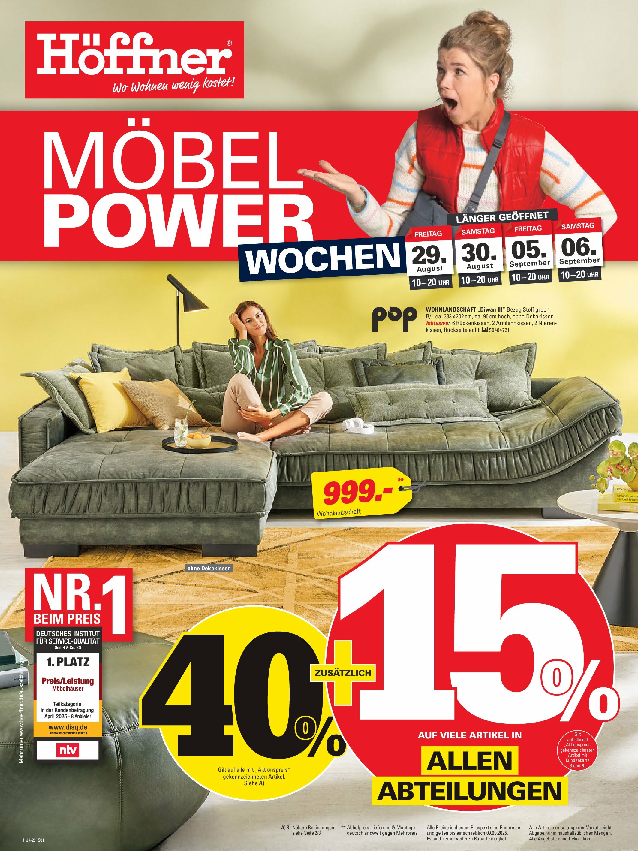 hoeffner - Höffner-Prospekt gültig vom 29.08. bis 06.09.