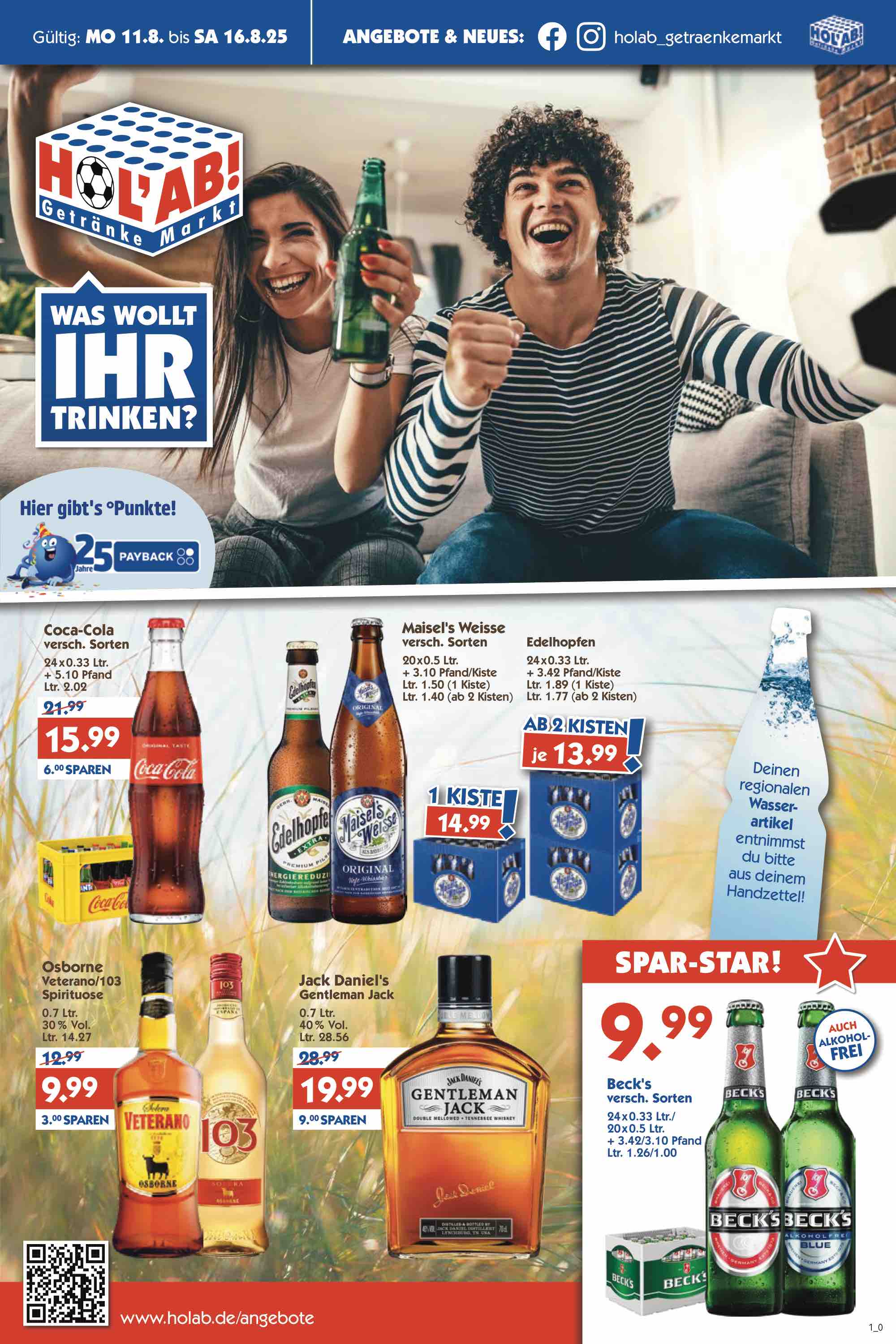 hol-ab - HOL’AB-Prospekt gültig vom 11.08. bis 16.08. - page: 1