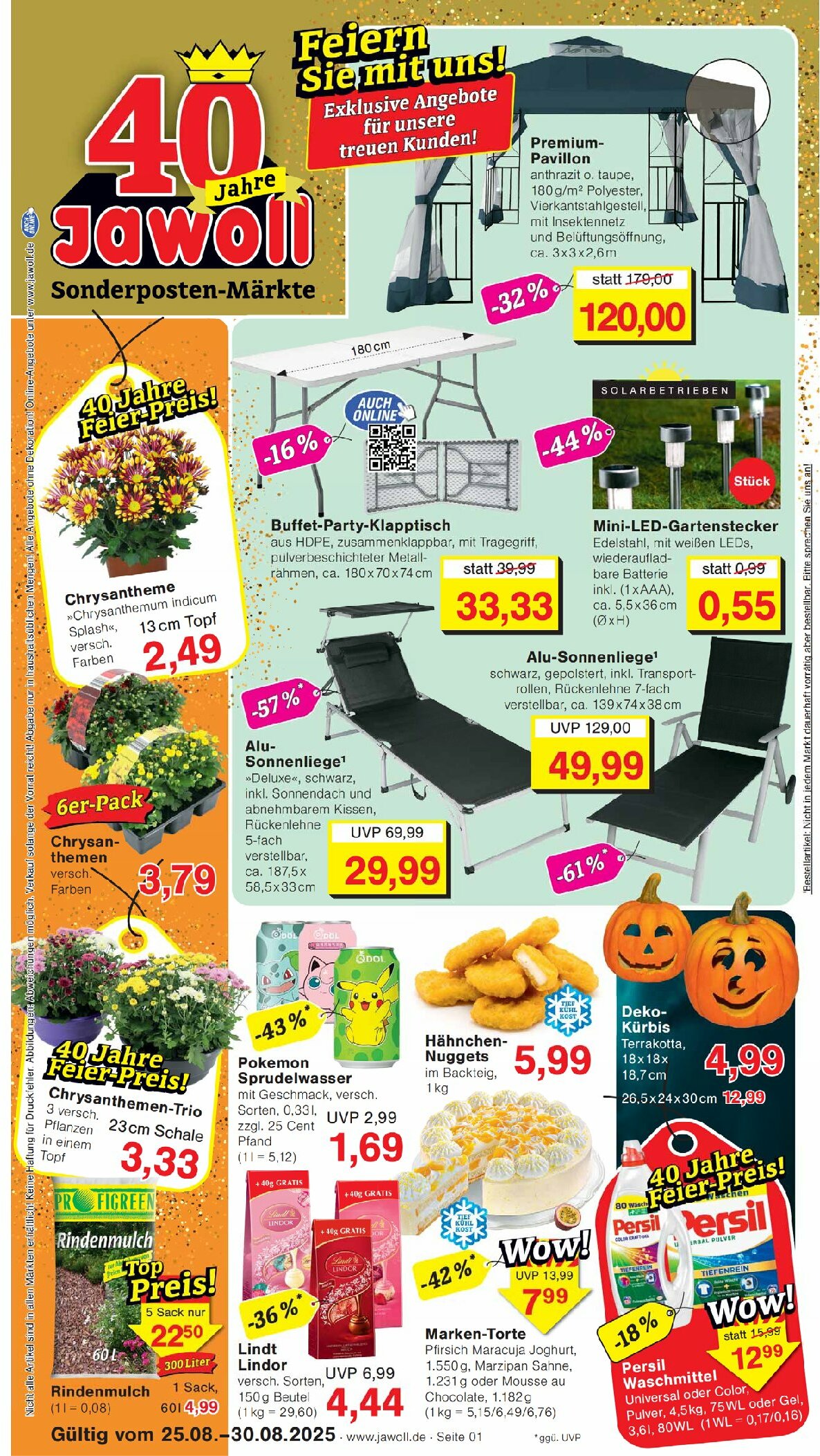 jawoll - Jawoll-Prospekt gültig vom 25.08. bis 30.08. - page: 1