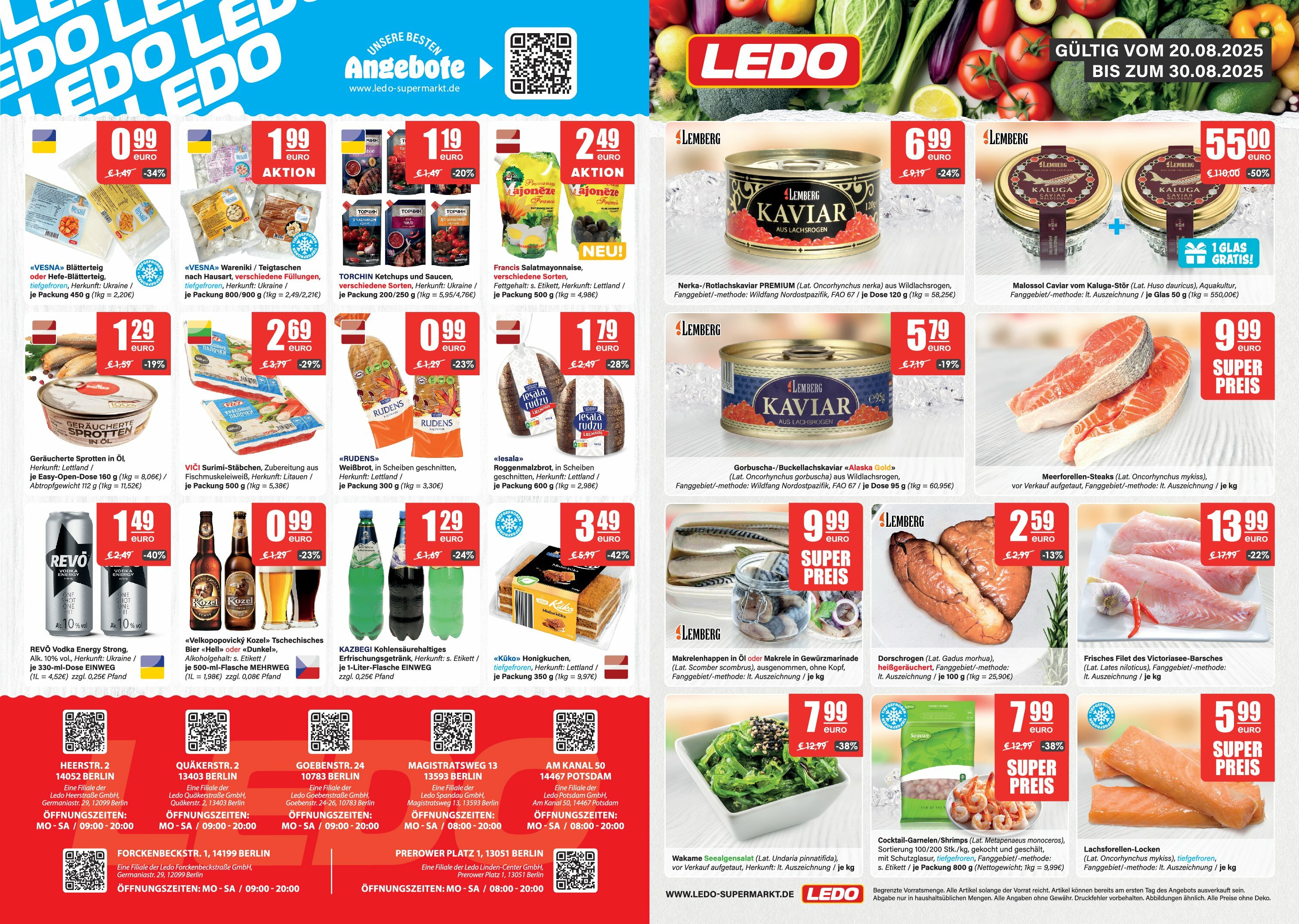 ledo - LEDO - Berlin & Potsdam-Prospekt gültig vom 20.08. bis 30.08. - page: 1