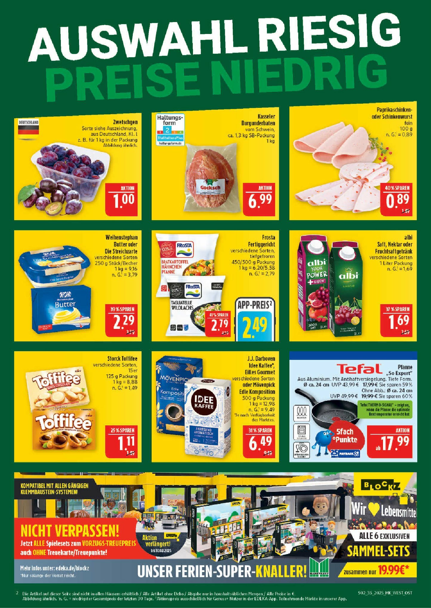 marktkauf - Marktkauf-Prospekt gültig vom 25.08. bis 30.08. - page: 2 marktkauf - Marktkauf-Prospekt gültig vom 25.08. bis 30.08. - page: 2