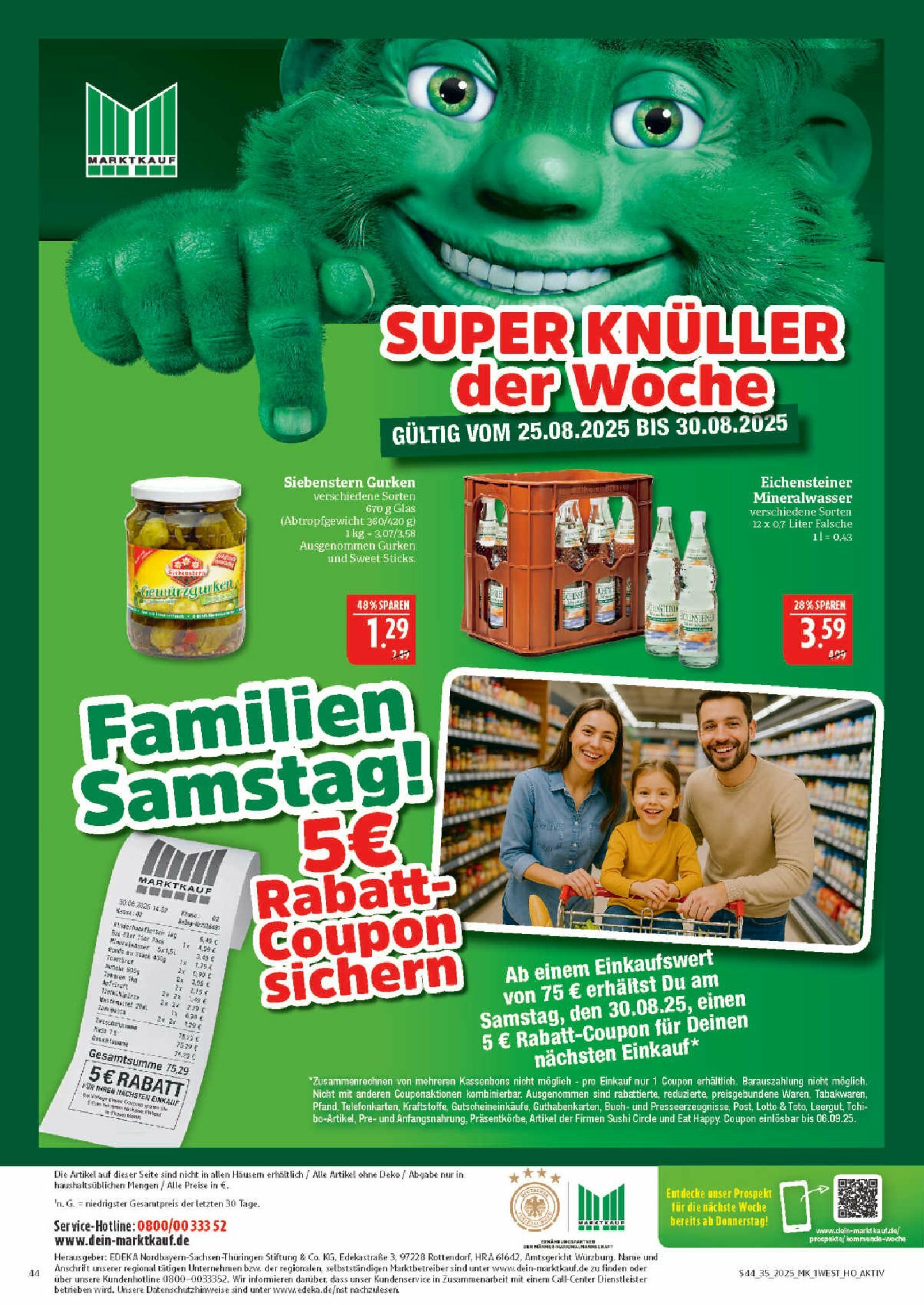 marktkauf - Marktkauf-Prospekt gültig vom 25.08. bis 30.08. - page: 44 marktkauf - Marktkauf-Prospekt gültig vom 25.08. bis 30.08. - page: 44