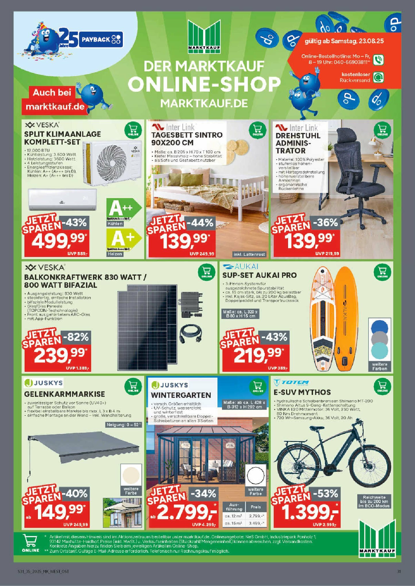 marktkauf - Marktkauf-Prospekt gültig vom 25.08. bis 30.08. - page: 31 marktkauf - Marktkauf-Prospekt gültig vom 25.08. bis 30.08. - page: 31