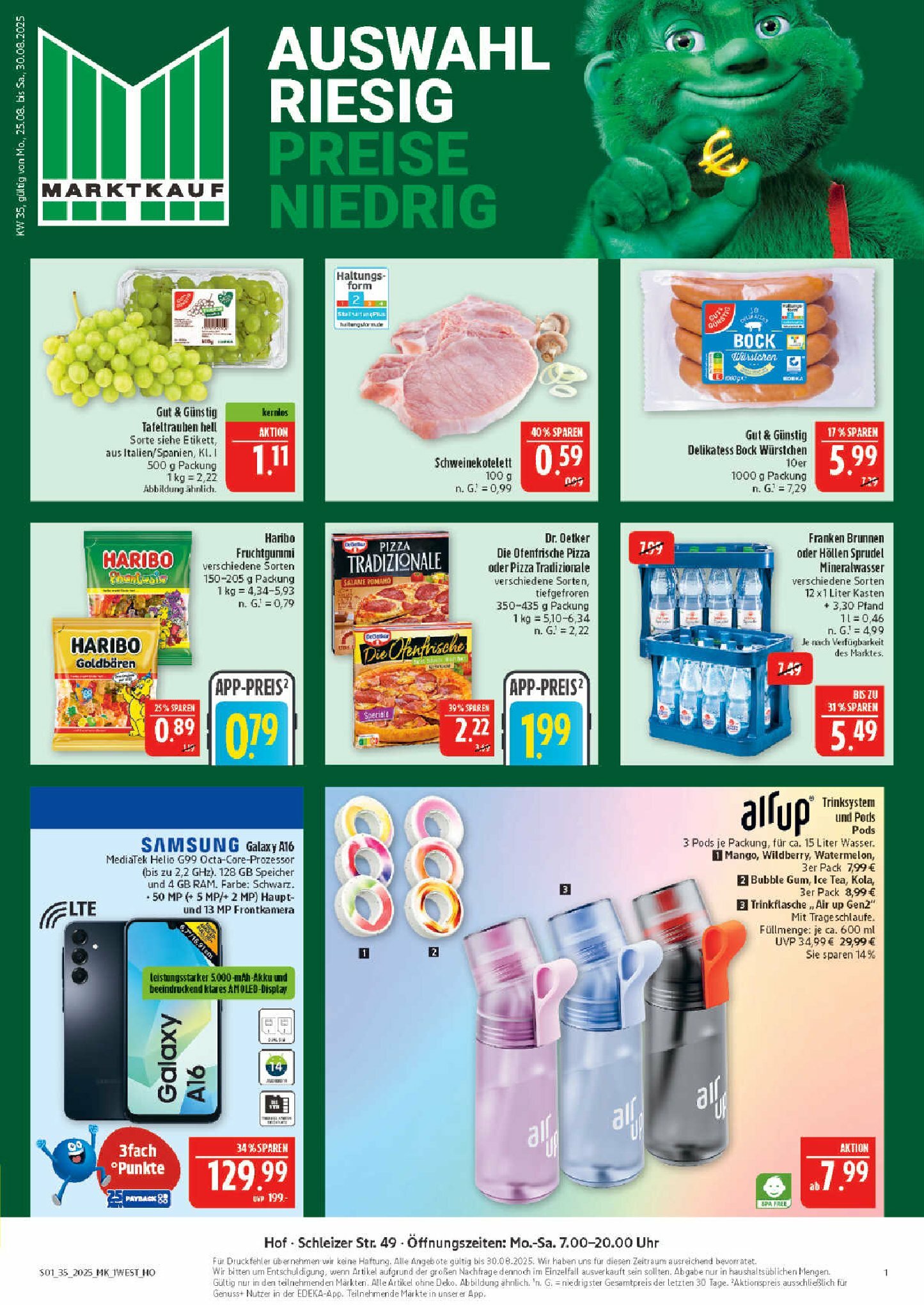 marktkauf - Marktkauf-Prospekt gültig vom 25.08. bis 30.08. - page: 1 marktkauf - Marktkauf-Prospekt gültig vom 25.08. bis 30.08. - page: 1
